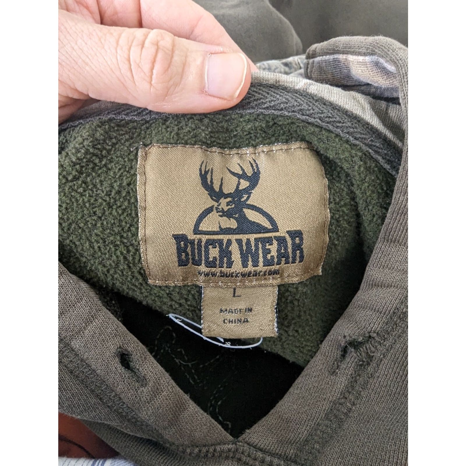 Realtree Buck Wear Realtree DEER PREDATOR Hunting Green Hoodie Sweatshirt Mens Large Size US L / EU 52-54 / 3 - 3 Thumbnail