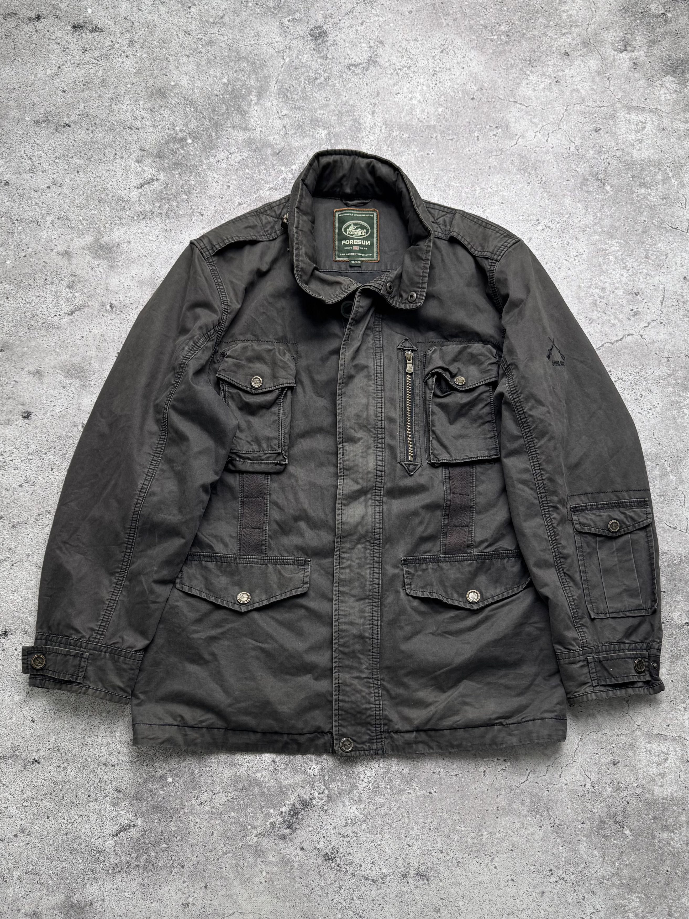 Vintage Vintage Military Utility Style Jacket Multi Pocket Zip Size US L / EU 52-54 / 3 - 1 Thumbnail