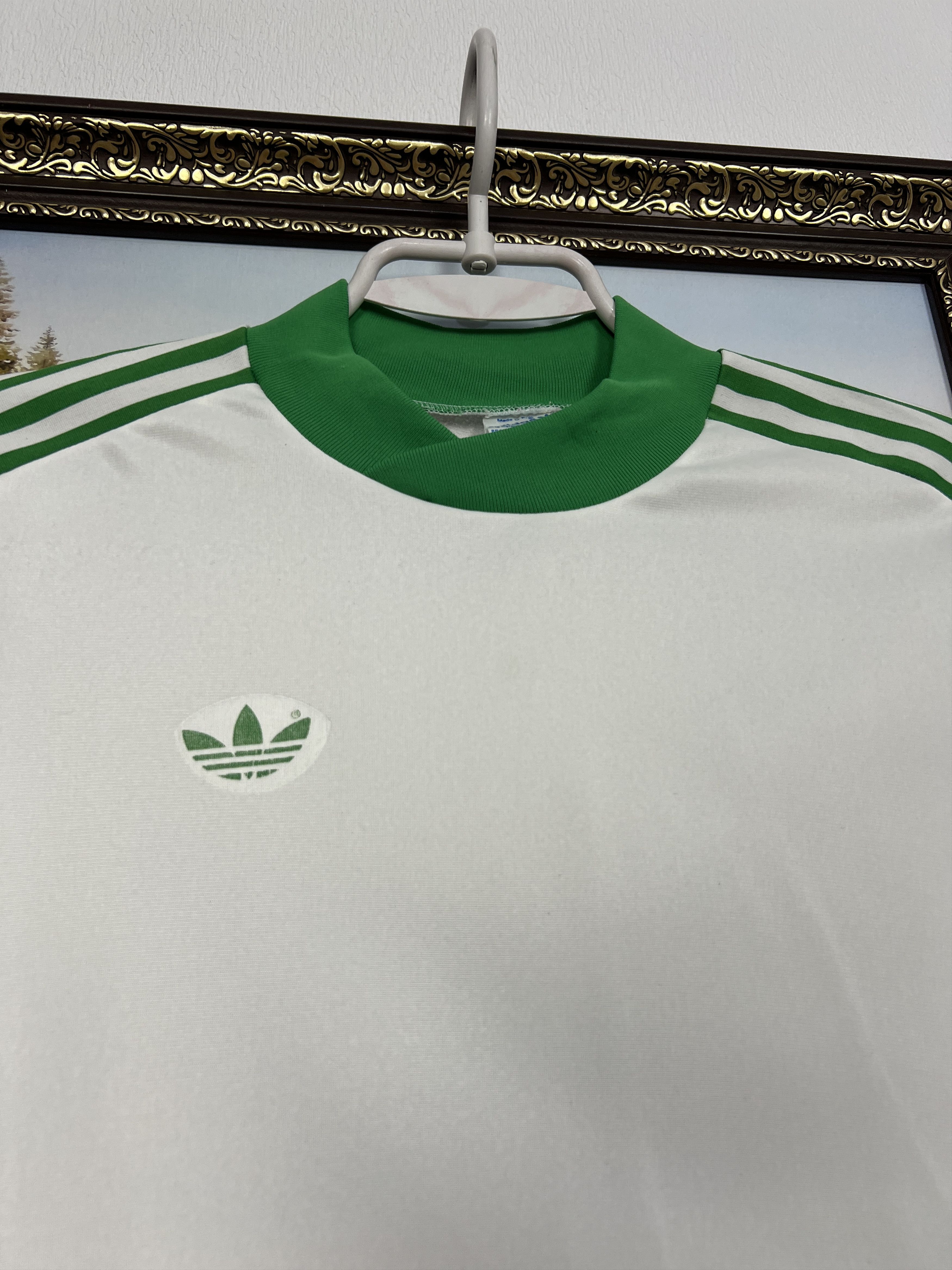 Adidas Vintage 80's Football Shirt Long Sleeve Jersey Trikot XS Size US XXS / EU 40 - 4 Thumbnail