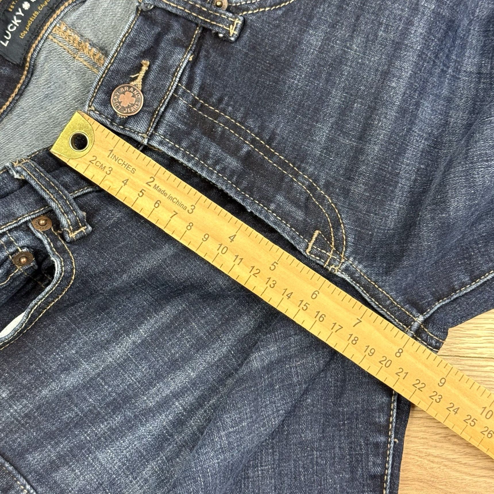 Lucky Brand Lucky Brand Sweet Straight Ankle Jeans Size 4 Blue Dark Stretch Women 29in Inseam Pants Mens? Size 27" / US 4 / IT 40 - 6 Thumbnail
