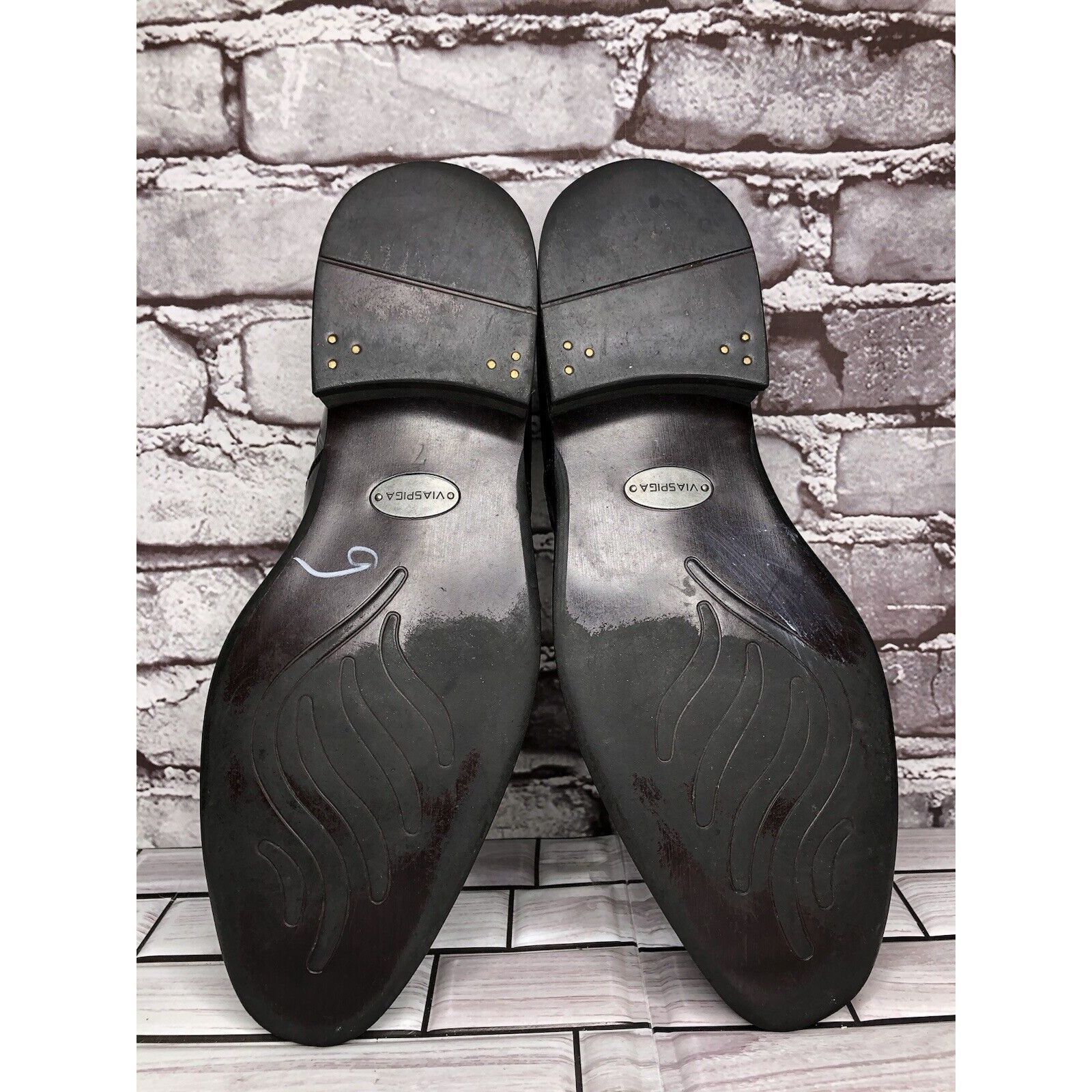 Other Via Spiga Delano Black Leather Pointed Loafers Dress Shoes M Size US 7 / EU 40 - 7 Thumbnail