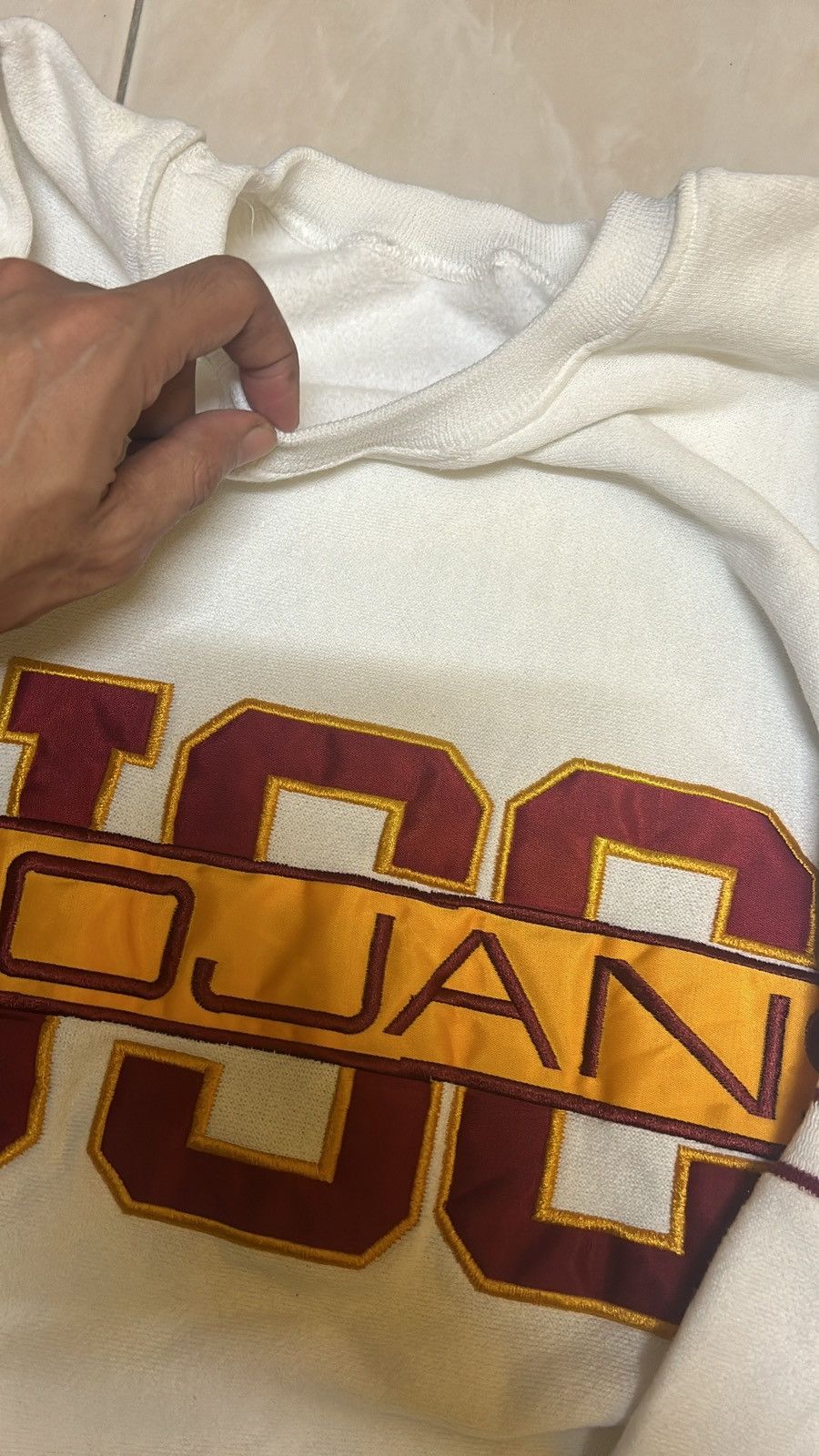 Vintage VTG SWEATSHIRT TROJANS Size US L / EU 52-54 / 3 - 3 Thumbnail
