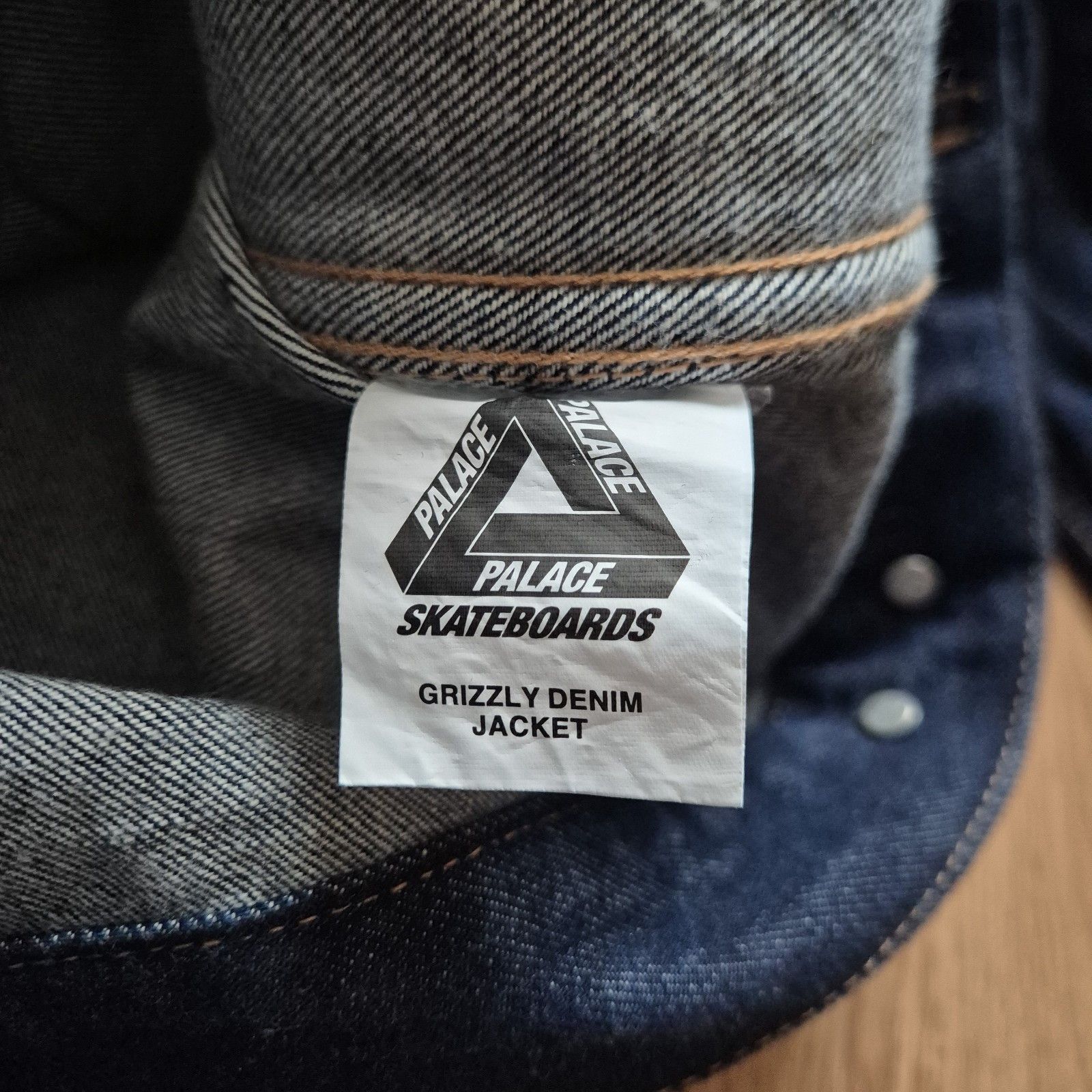 Palace Palace Grizzly Denim Jacket Indigo Medium Brand New FW21 Size US M / EU 48-50 / 2 - 5 Thumbnail