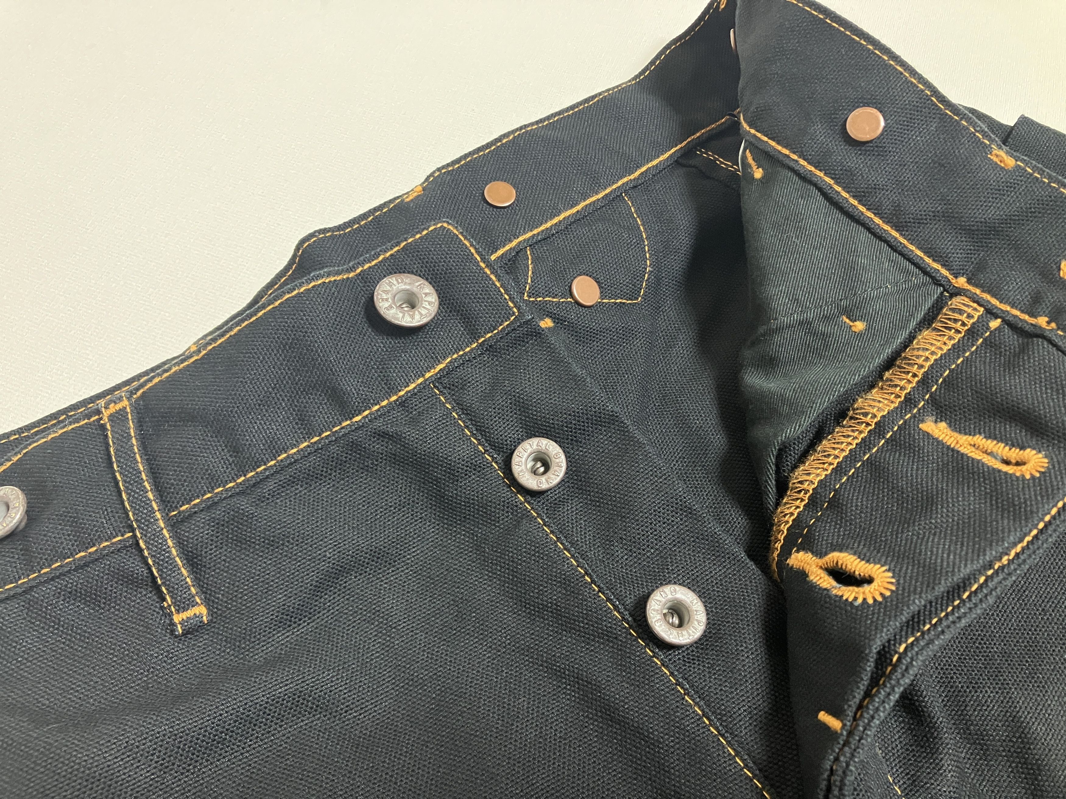 Kapital Kapital Light Canvas LUMBER Pants black new 3 Size US 33 - 3 Thumbnail