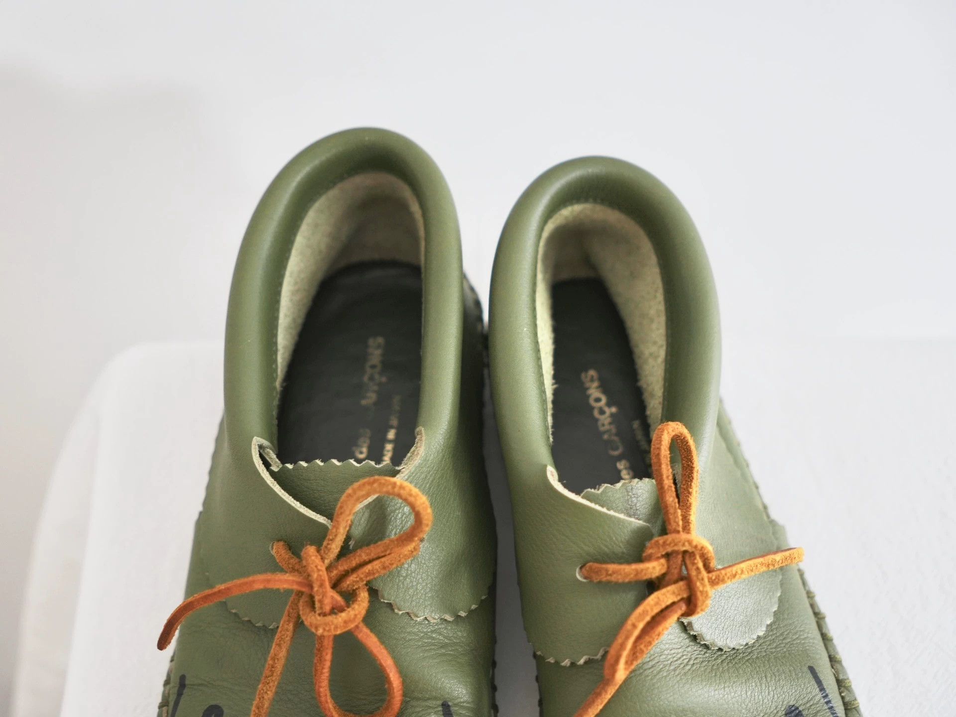 Comme des Garcons Comme des Garçons SS09 Moss Green Cowhide Boots 36-37 Size US 5.5 / IT 35.5 - 4 Thumbnail