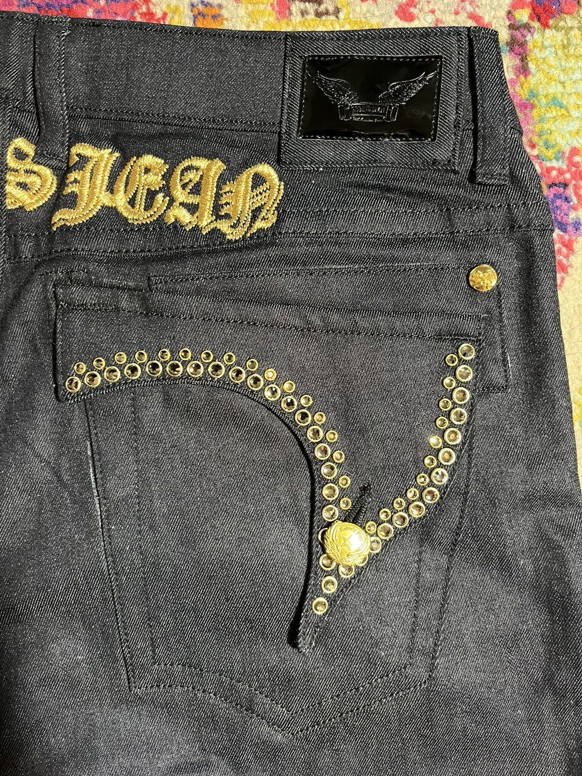 Robins Jeans Robin’s Jean Black and Gold 39 Size US 39 - 7 Thumbnail