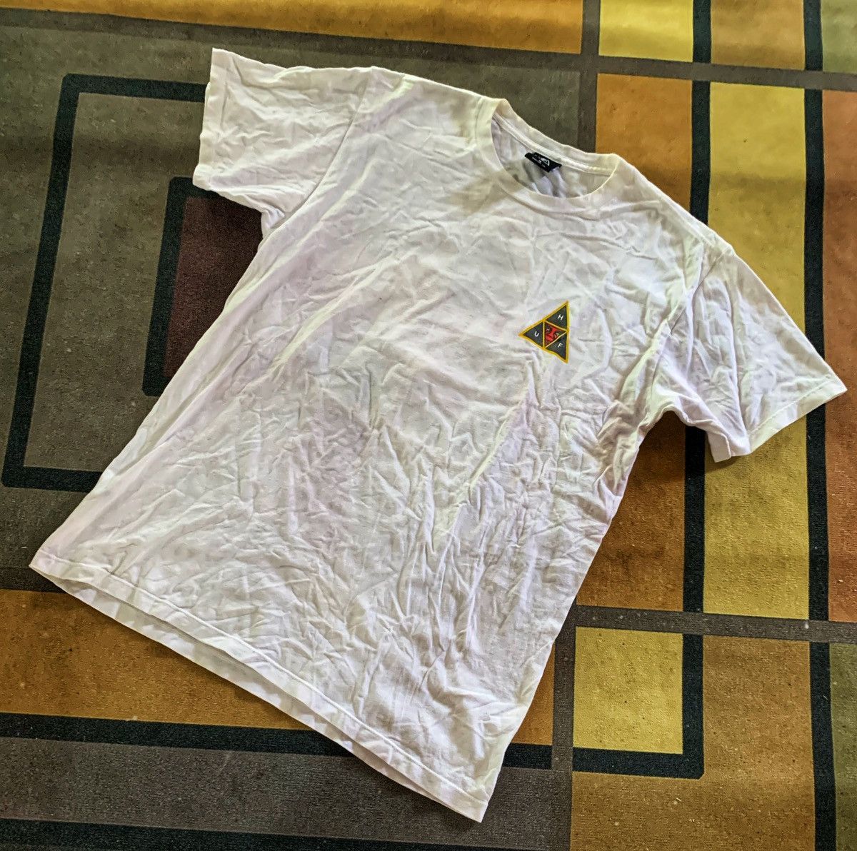 Huf × Vintage HUF White Tee Logo's Size US M / EU 48-50 / 2 - 1 Thumbnail
