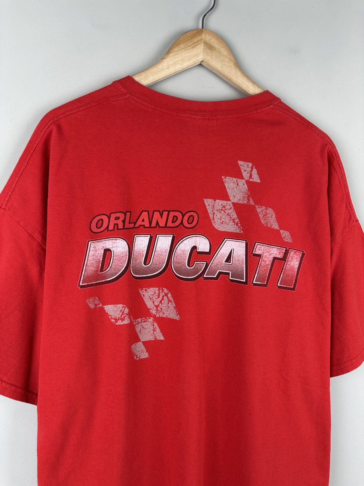 Ducati 90s Vintage Ducati Box Logo Tee Size US XL / EU 56 / 4 - 5 Thumbnail