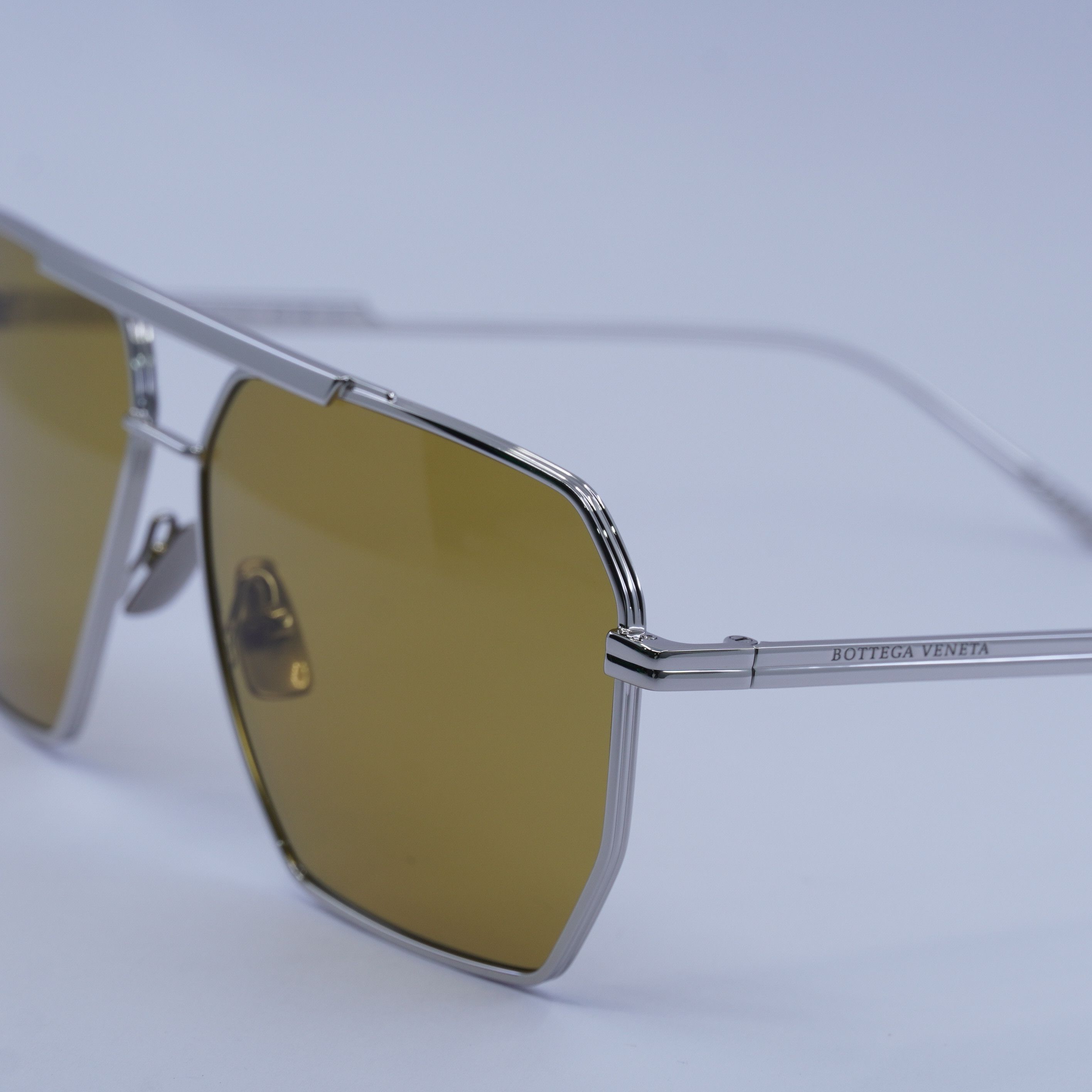 Bottega Veneta 🕶️ New Bottega Veneta BV1012S 007 Sunglasses - Silver Frame Size ONE SIZE - 4 Thumbnail