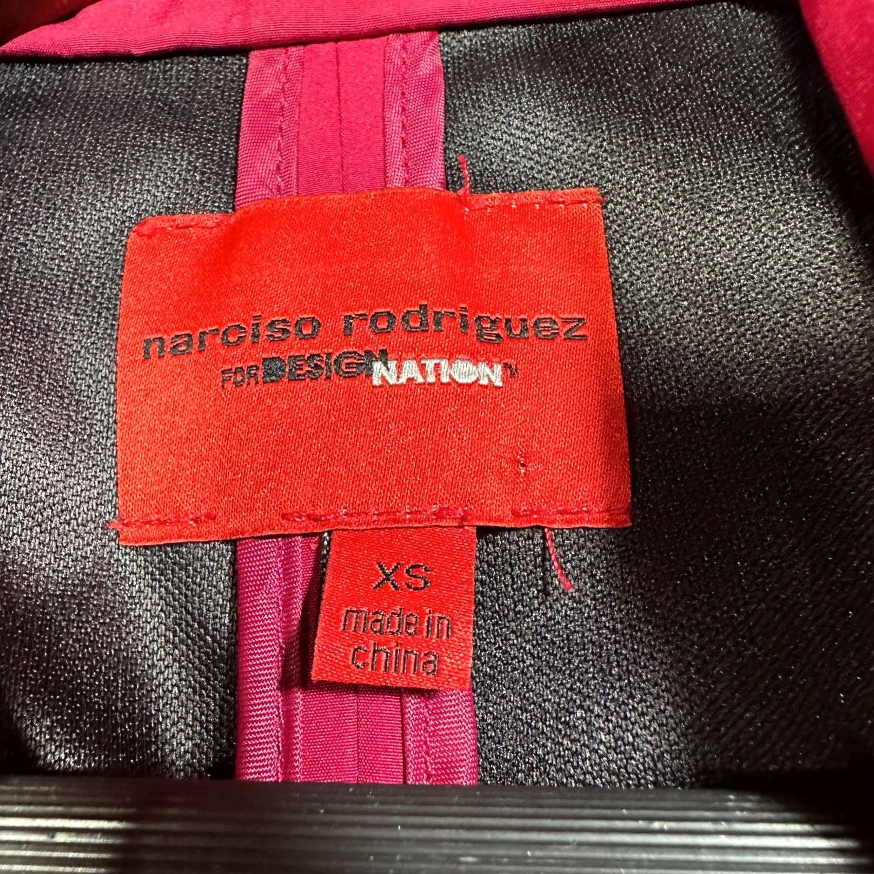 Narciso Rodriguez Narciso Rodriguez Design Nation Jacket Womens XS Magenta Snap Belted Pockets Jacket Coat Trench Size XS / US 0-2 / IT 36-38 - 5 Thumbnail