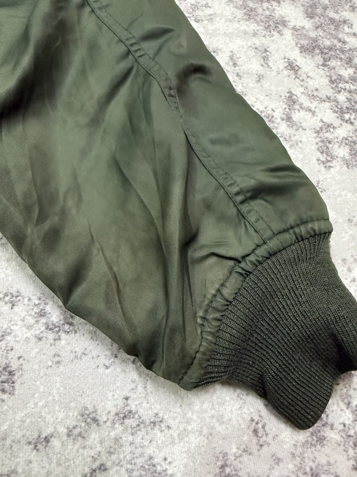 Vintage Air Force MA-1 Flight Jacket GSDF JPN patches on the sleeve Size US M / EU 48-50 / 2 - 17 Thumbnail