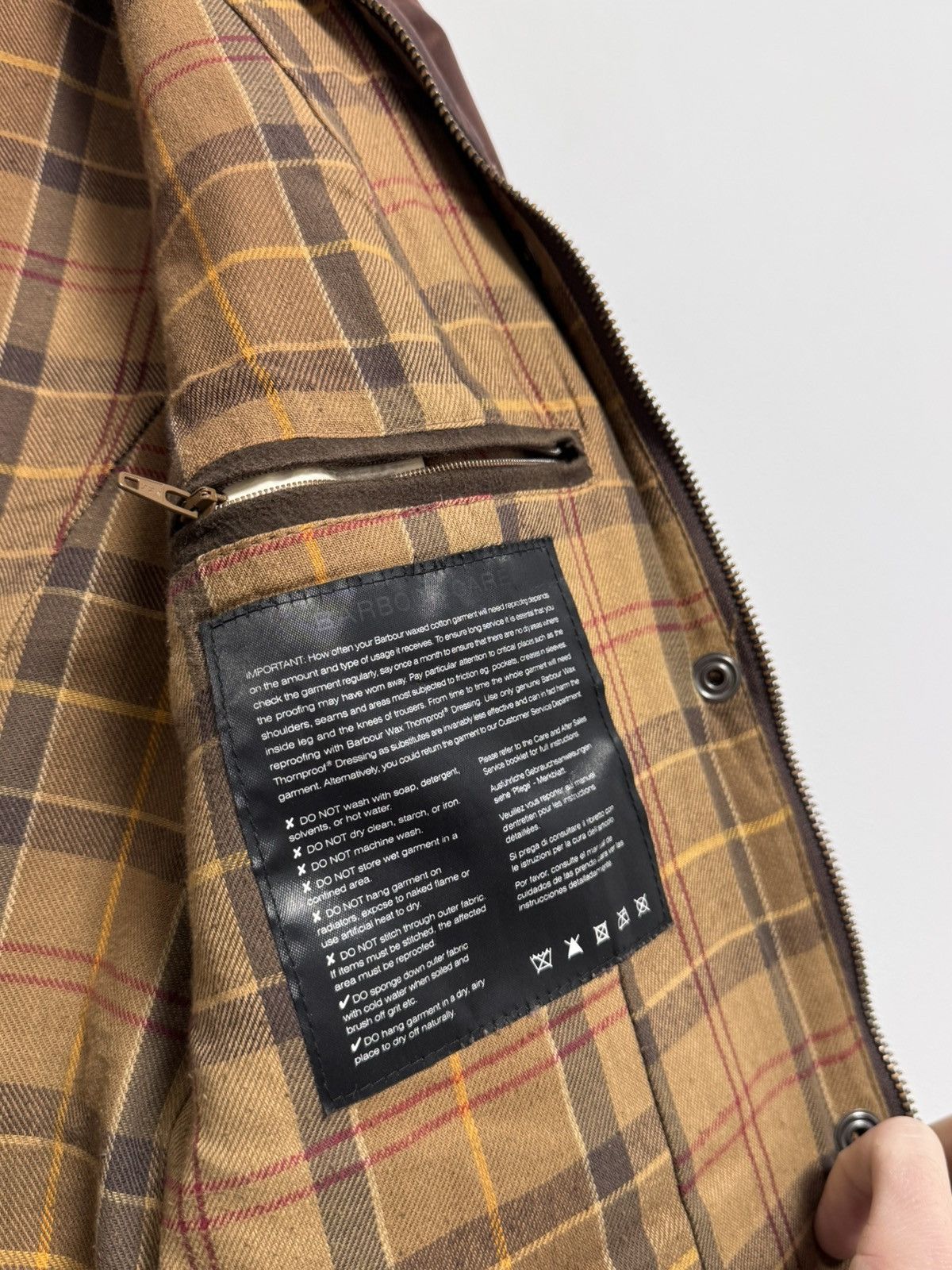 Barbour Barbour Vintage Waxed Y2K style brown Size S / US 4 / IT 40 - 9 Thumbnail