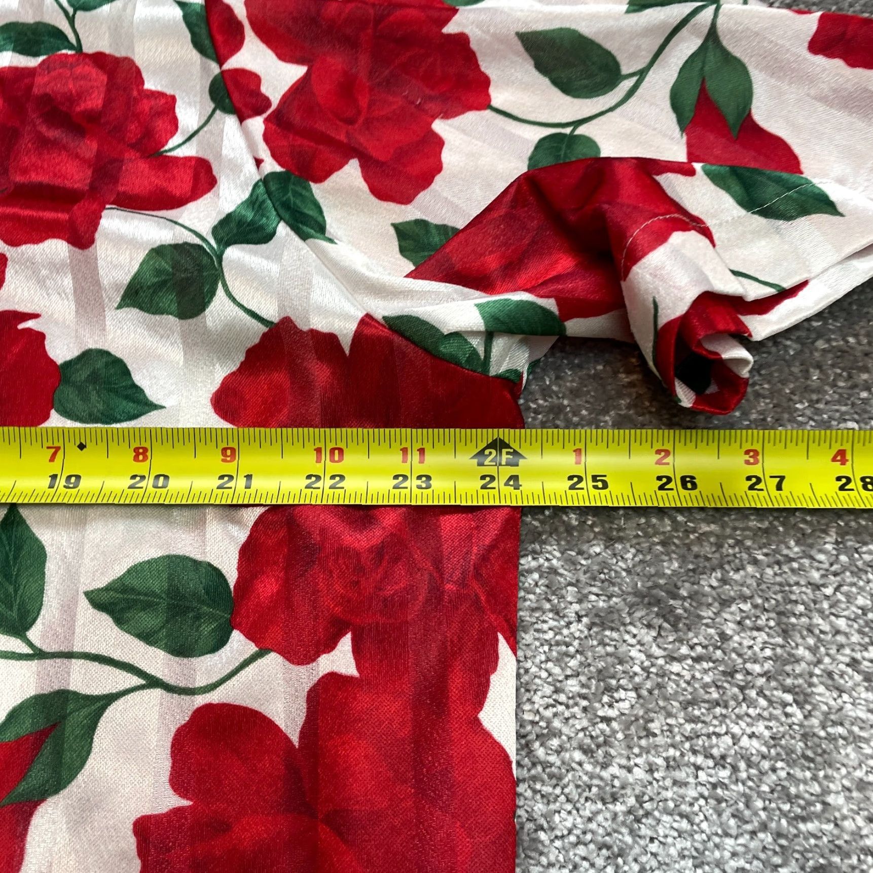 Vintage Top Notch Blouse Shirt Womens 20W White Red Roses Floral Short Sleeve Vintage US Size 3XL / US 20-22 - 7 Thumbnail