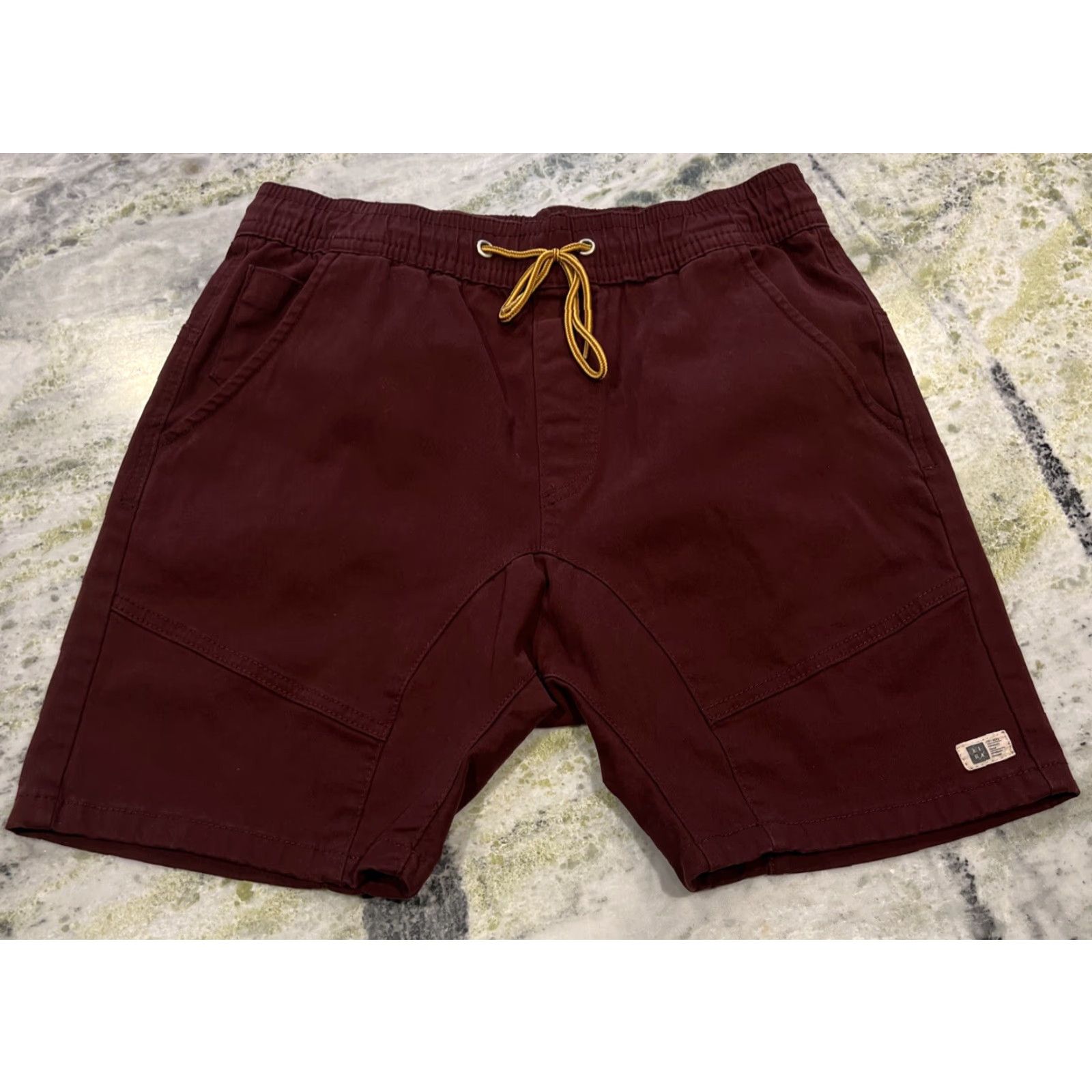 Vintage LIRA CRIX Athletic Shorts Mens 30" Red Drawstring Elastic Waist Pockets 6" Inseam Size US 30 / EU 46 - 2 Thumbnail