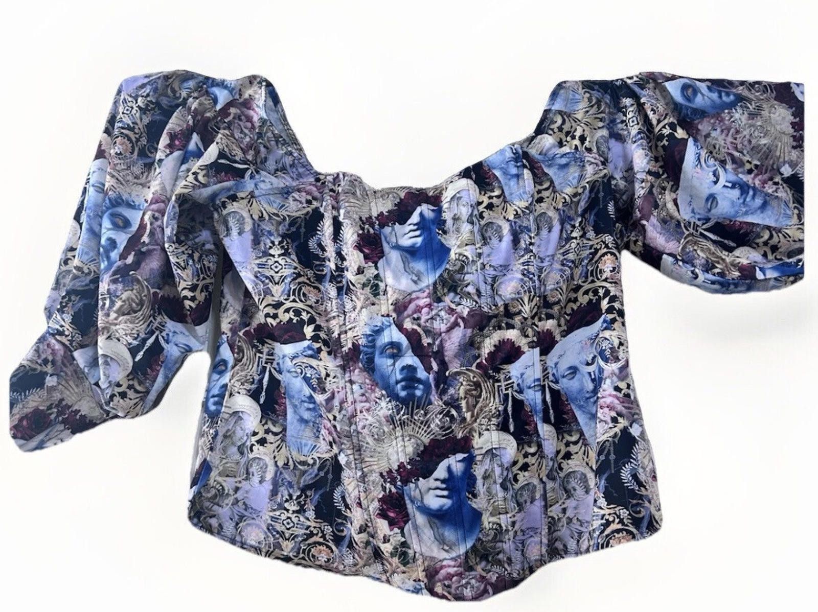 Other PRETTY LITTLE THING Size 22 Renaissance Sleeve Corset Zip Size XL / US 12-14 / IT 48-50 - 3 Thumbnail