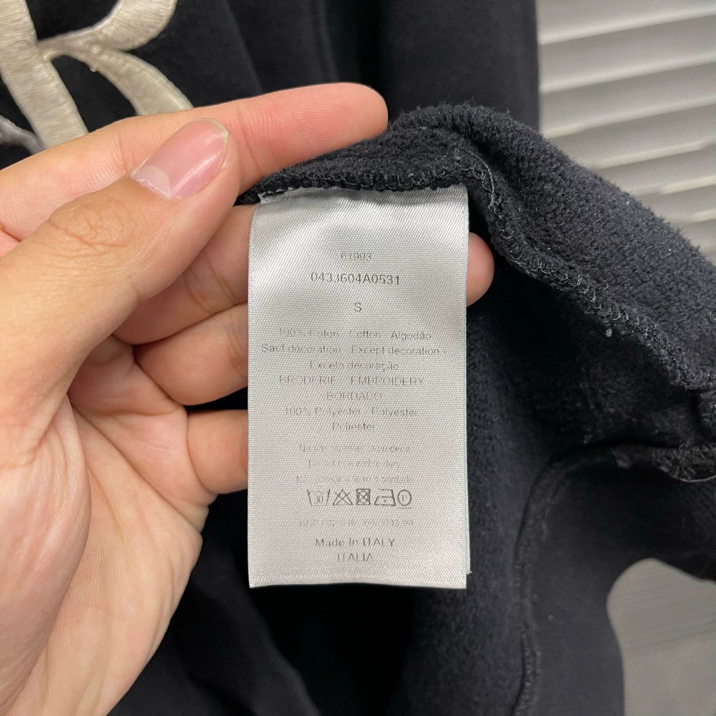 Dior Dior Logo Pin Embroidered Sweatshirt S 99 New No Tags Size US S / EU 44-46 / 1 - 5 Thumbnail