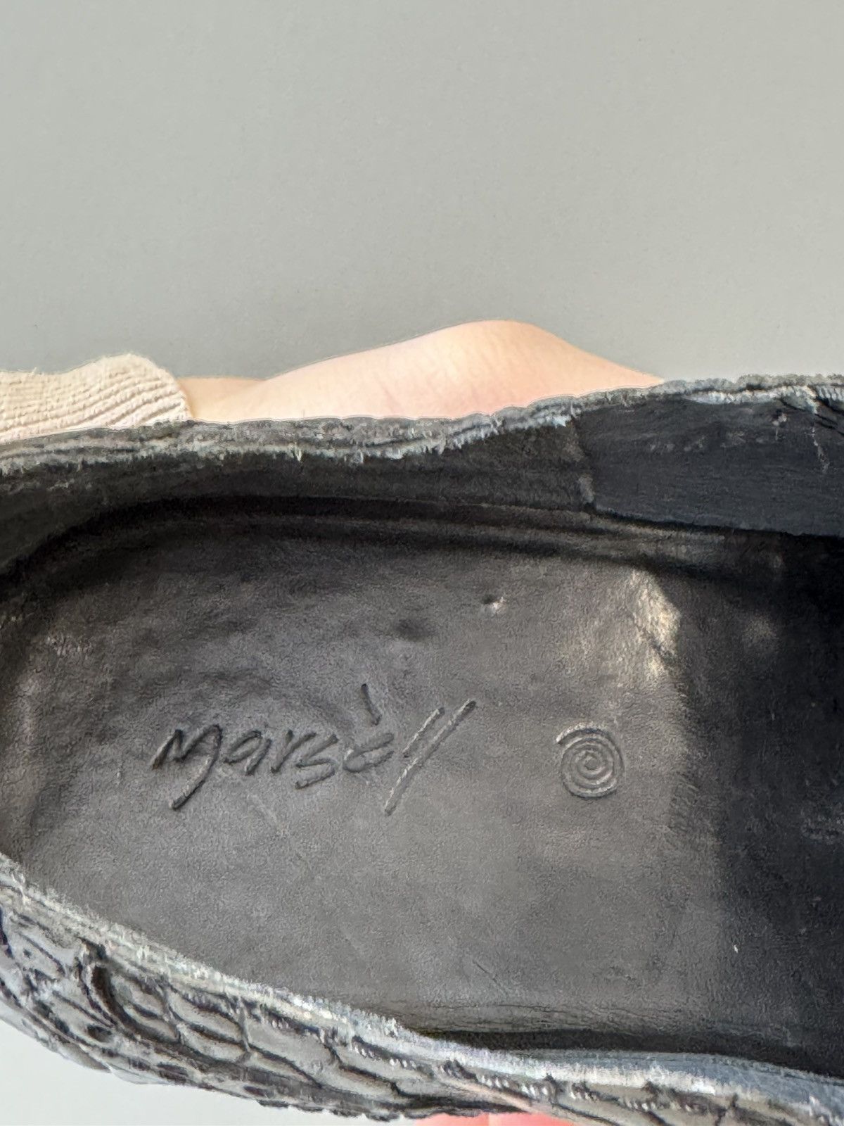 Marsell Marsell Formal Slip-Ons Black Crocodile Size US 8 / EU 41 - 7 Thumbnail