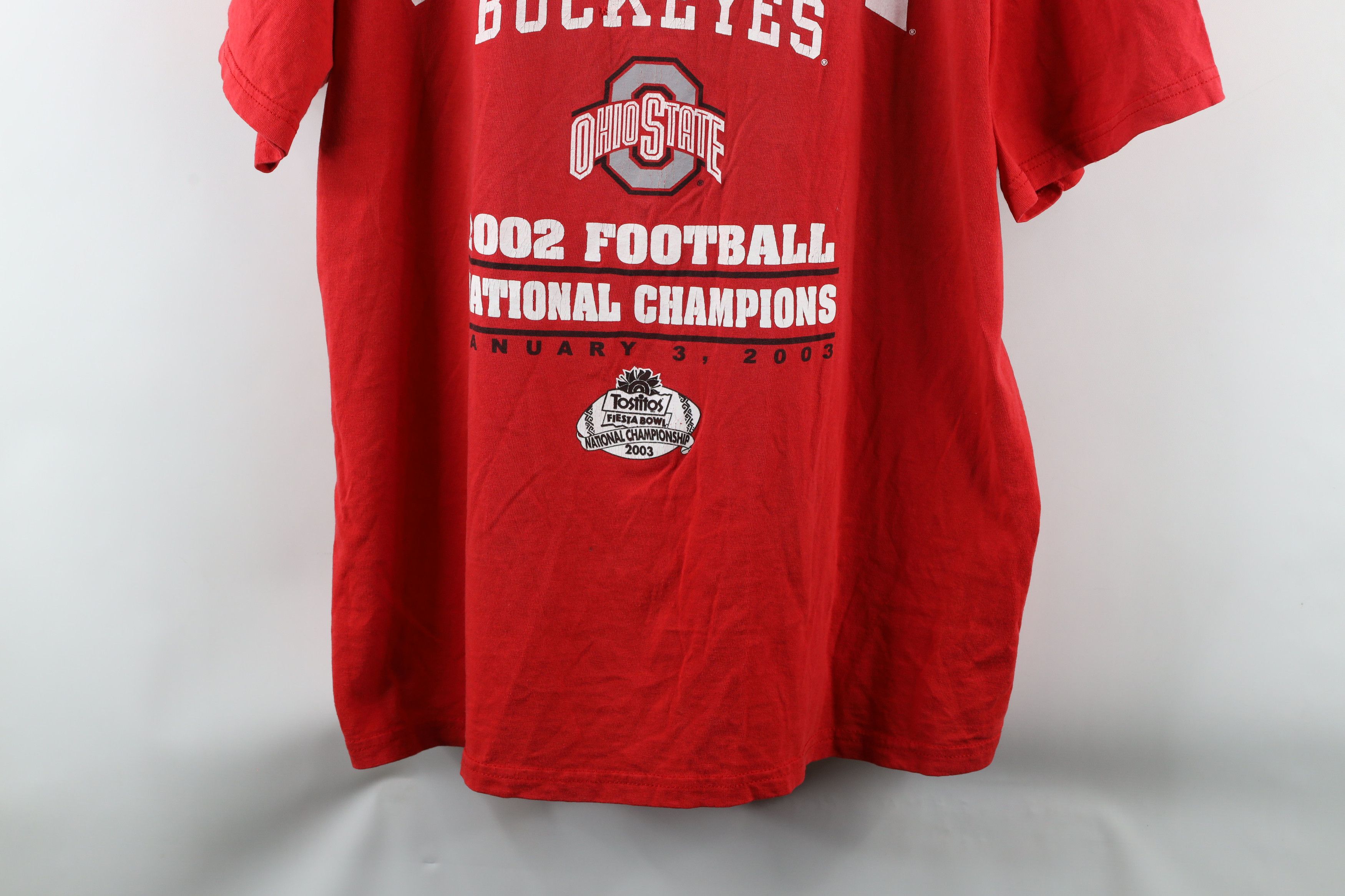 Vintage Vintage Y2K National Champs Ohio State University T-Shirt Size US XXL / EU 58 / 5 - 3 Thumbnail