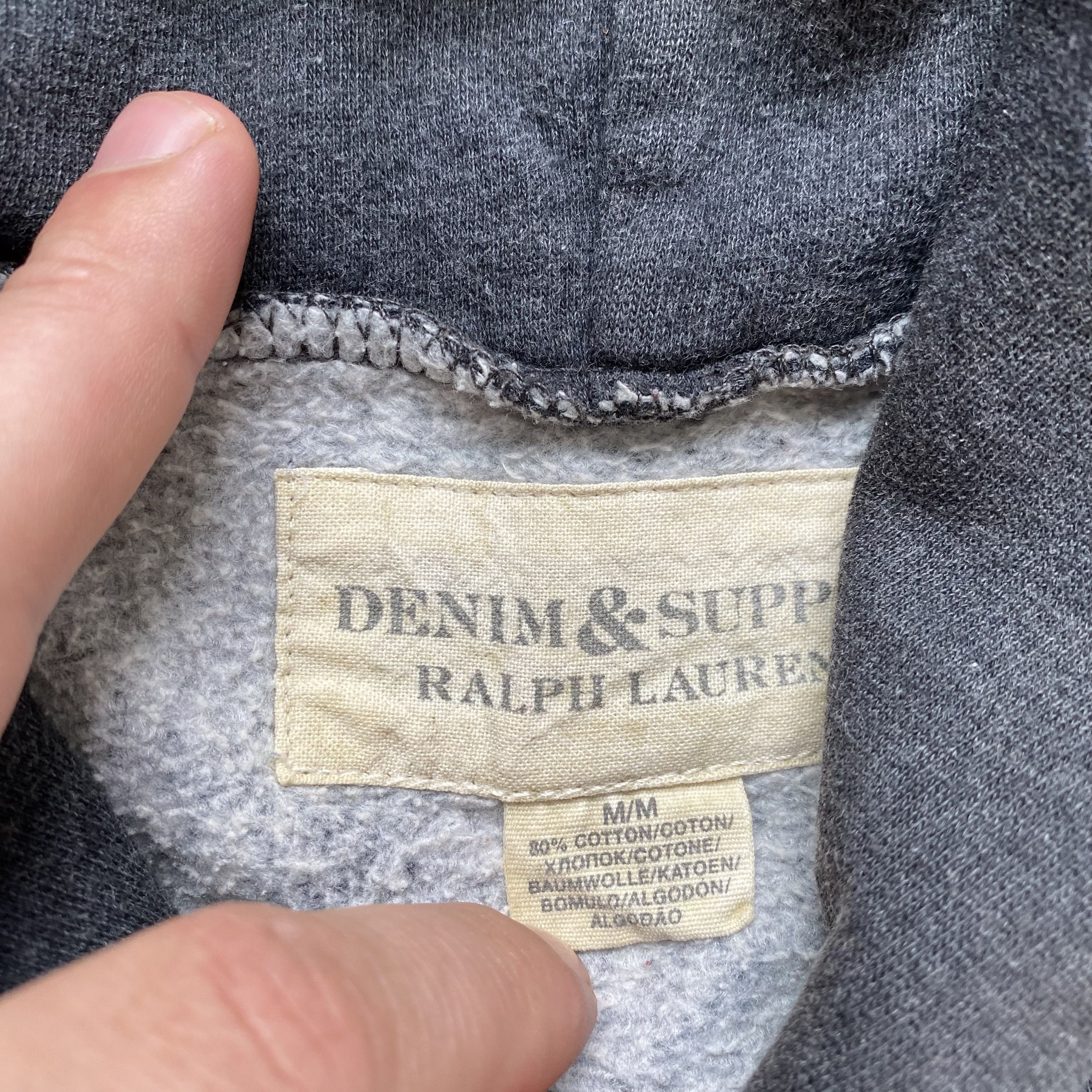Denim & Supply Ralph Lauren 🏇🏼Vintage Ralph Lauren Denim Supply distressed hoodie USA Size US M / EU 48-50 / 2 - 9 Thumbnail
