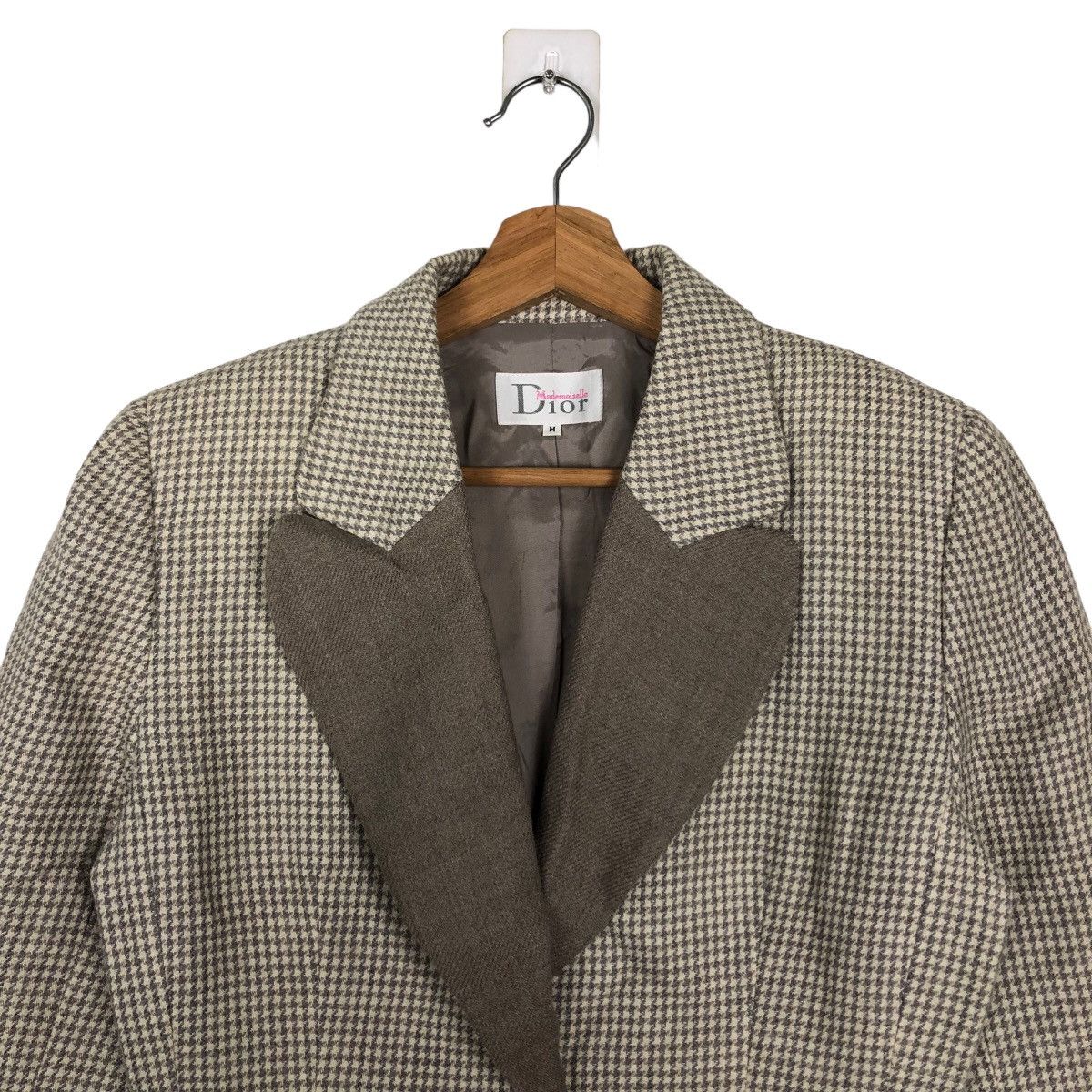 Christian Dior Monsieur 🔥90’s Checked Tartan Double Breast Cropped Jacket Dior Size M / US 6-8 / IT 42-44 - 3 Thumbnail