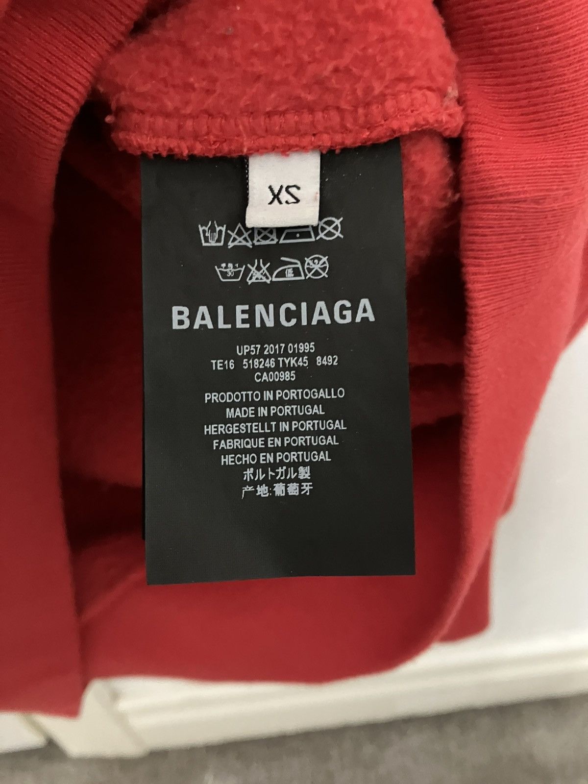 Balenciaga Balenciaga Sweatshirt Red 2018 (new balenciaga logo out) Size US XS / EU 42 / 0 - 9 Thumbnail