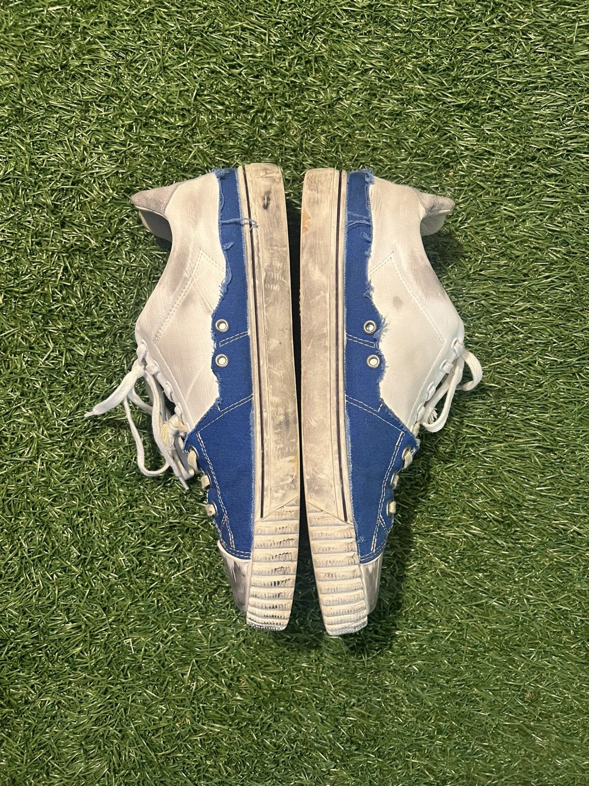 Maison Margiela Maison Margiela New Evolution Blue Shoes Low Top Sneakers Size US 13 / EU 46 - 4 Thumbnail