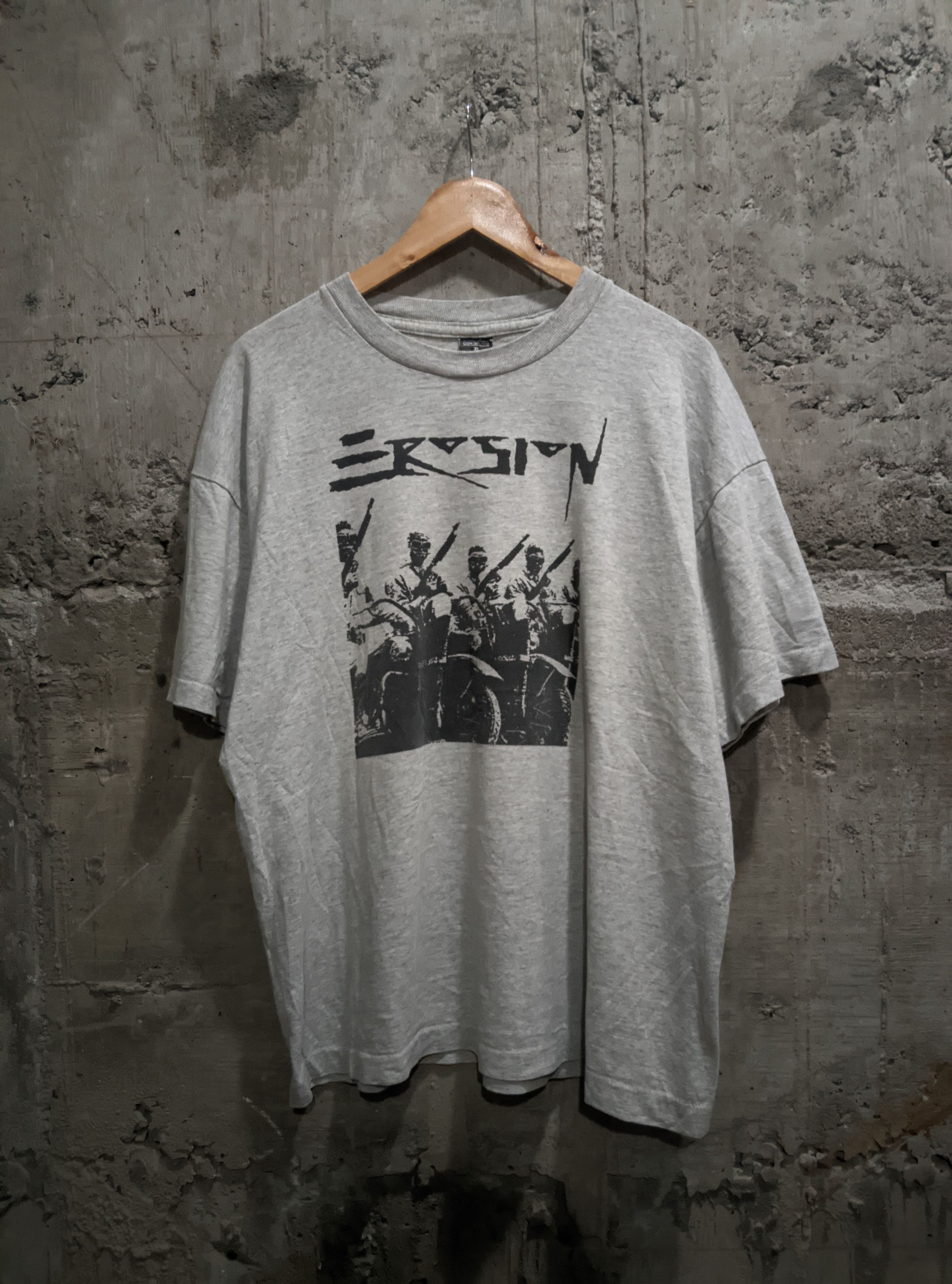 Band Tees Vintage 1992 rare erosion III hardcore thrash metal t shirt Size US XL / EU 56 / 4 - 1 Thumbnail