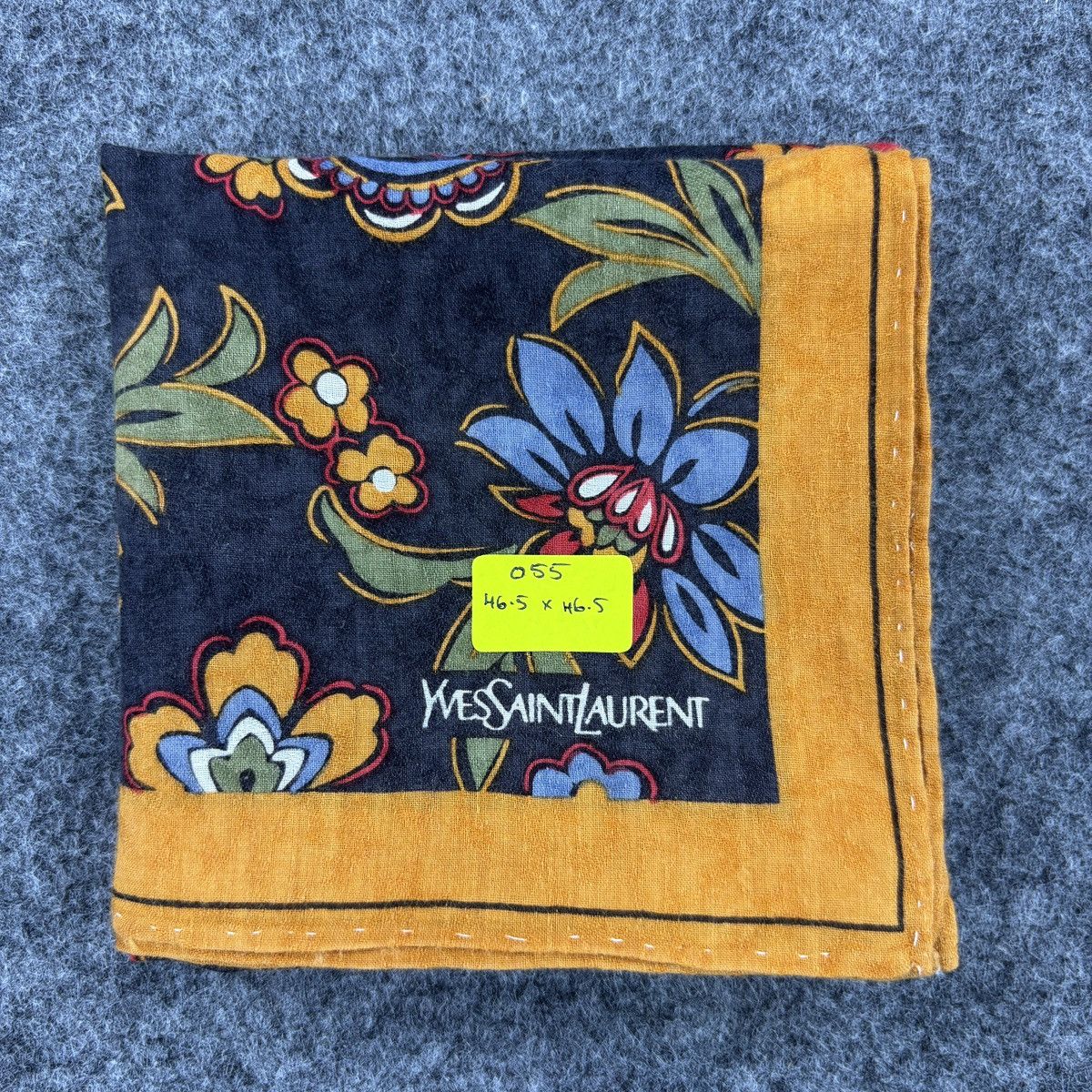Vintage × Yves Saint Laurent YSL Handkerchief # E055 # Bandana # Neckerchief Size ONE SIZE - 8 Thumbnail