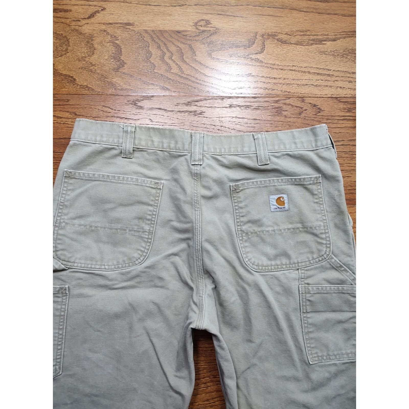 Carhartt VINTAGE Carhartt Pants Carpenter Canvas Brown 36x32 Men Regular Straight Work Pants 90s Grunge USA Size US 36 / EU 52 - 3 Thumbnail