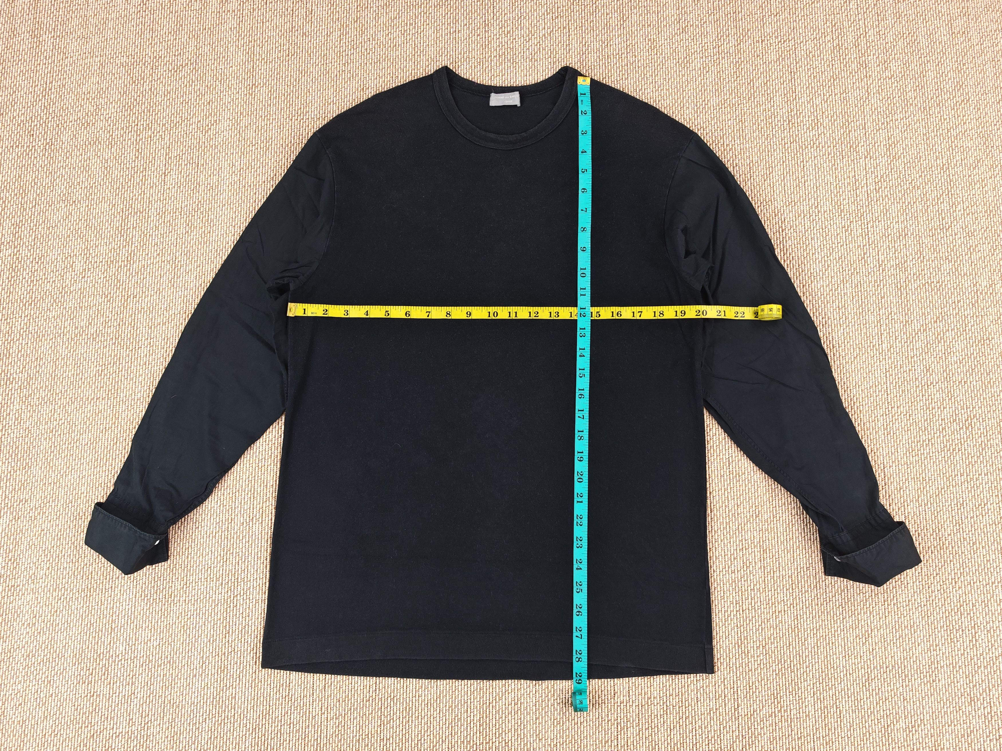 Comme des Garcons Homme Comme des Garçons Homme 2 Fabrics Long Sleeve Tee Size US M / EU 48-50 / 2 - 3 Thumbnail