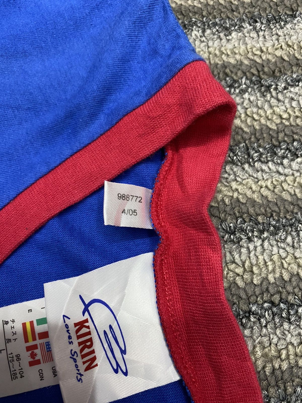 Adidas Adidas KIRIN 2005 JFA Tshirt Size US L / EU 52-54 / 3 - 7 Thumbnail