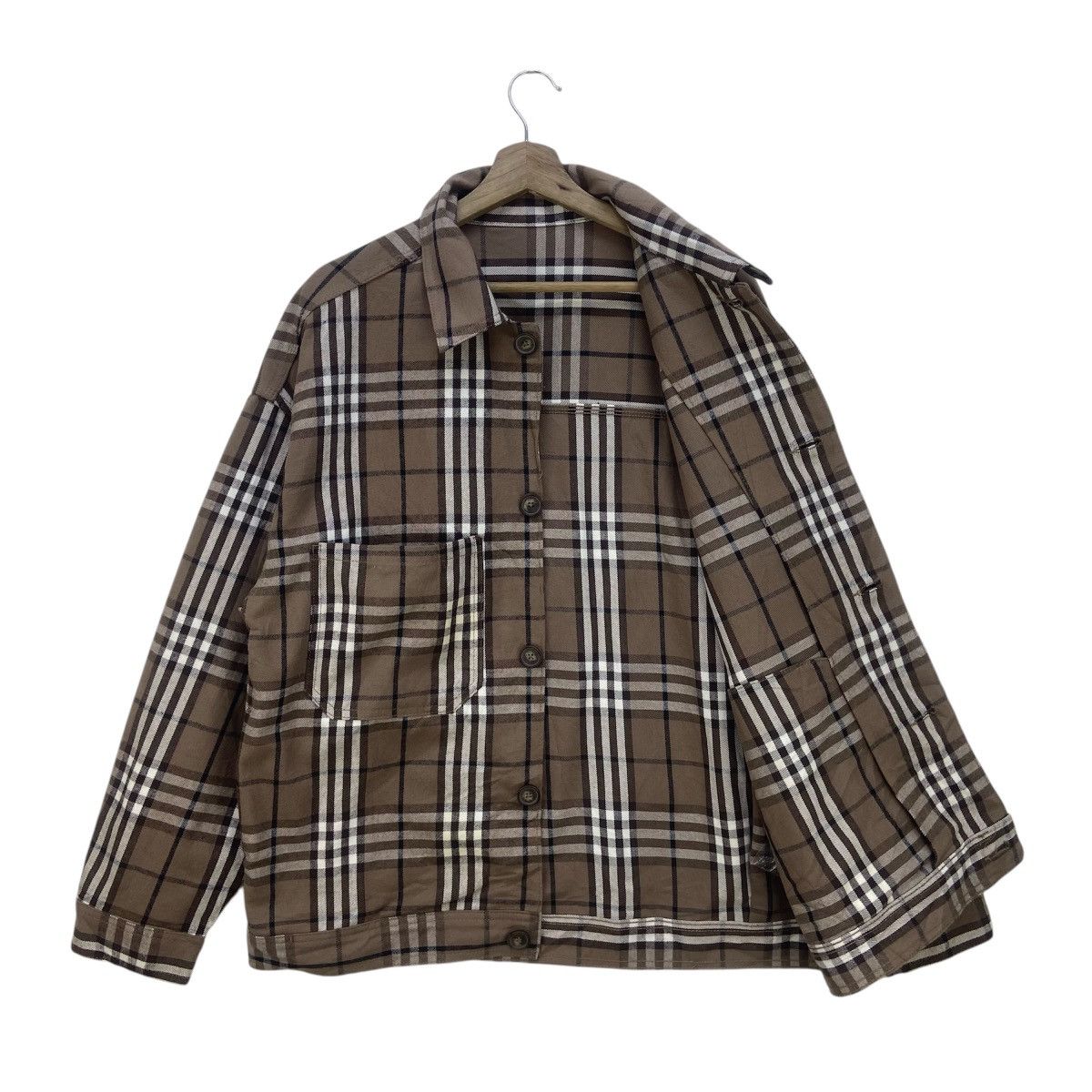 Japanese Brand Japanese Streetwear Nova Check Trucker Jacket Size US M / EU 48-50 / 2 - 2 Thumbnail