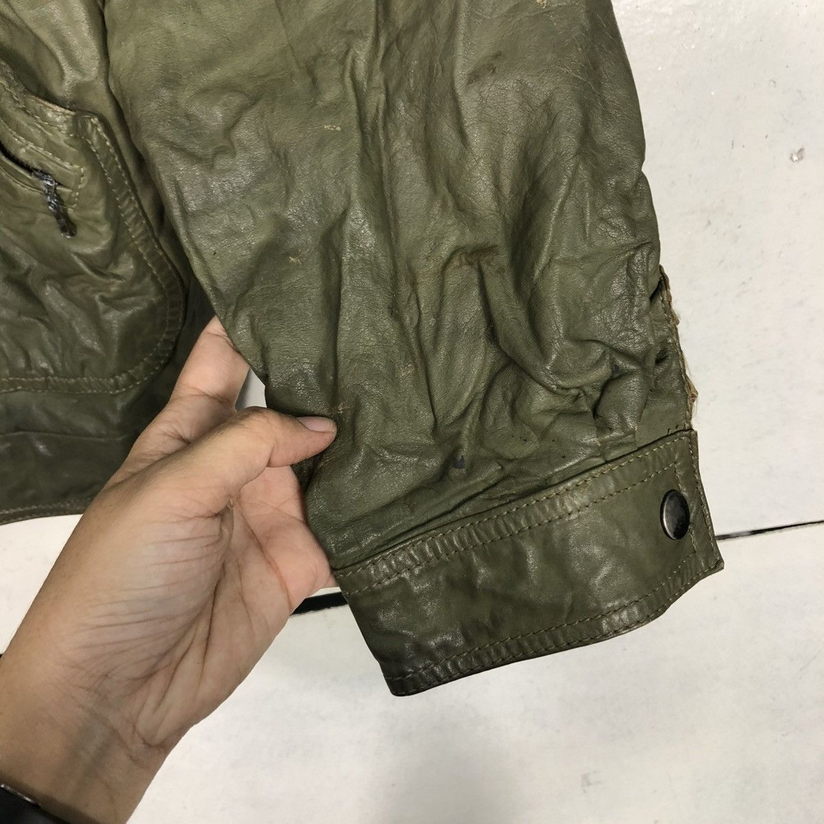 Japanese Brand 🔥VINTGE BIKER LEATHER JACKET BLANKET A REX ISSEY MIYAKE Size US L / EU 52-54 / 3 - 17 Thumbnail