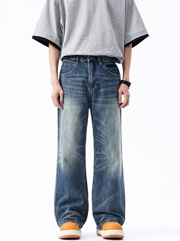 Vintage American retro washed cleanfit jeans Size US 32 / EU 48 - 1 Thumbnail