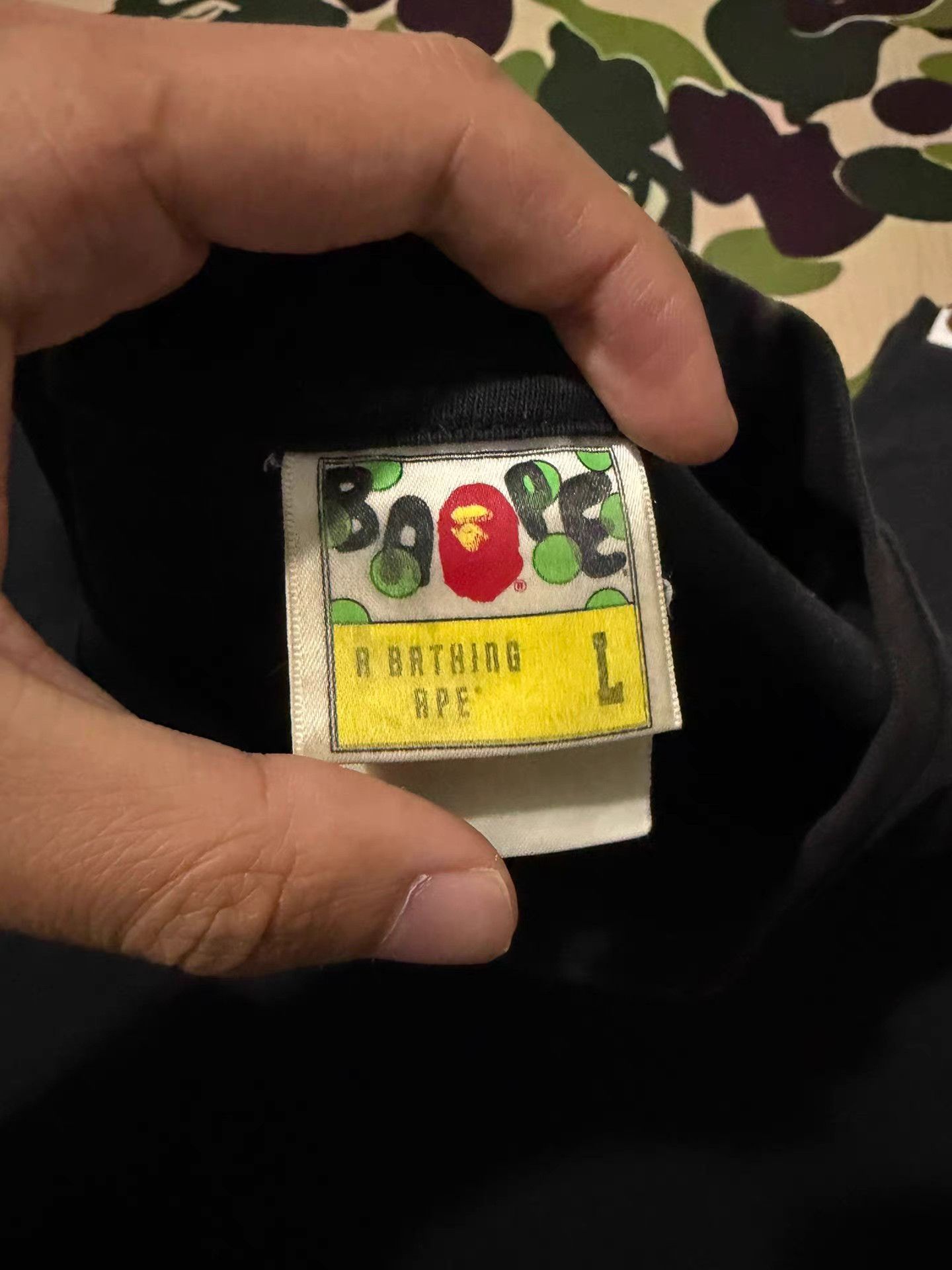 Bape Bape Logo T-Shirt Size US L / EU 52-54 / 3 - 5 Thumbnail