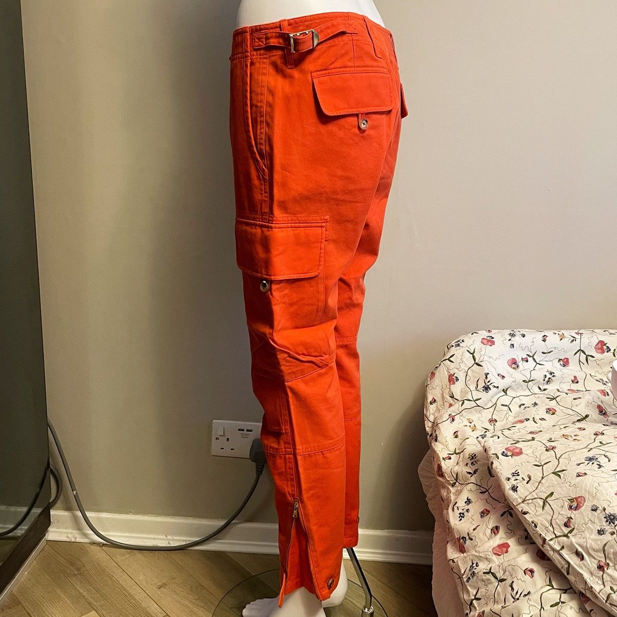 Ralph Lauren Purple Label Ralph Lauren Purple Label Silk Orange Cargo Trousers Size 30" / US 8 / IT 44 - 2 Thumbnail