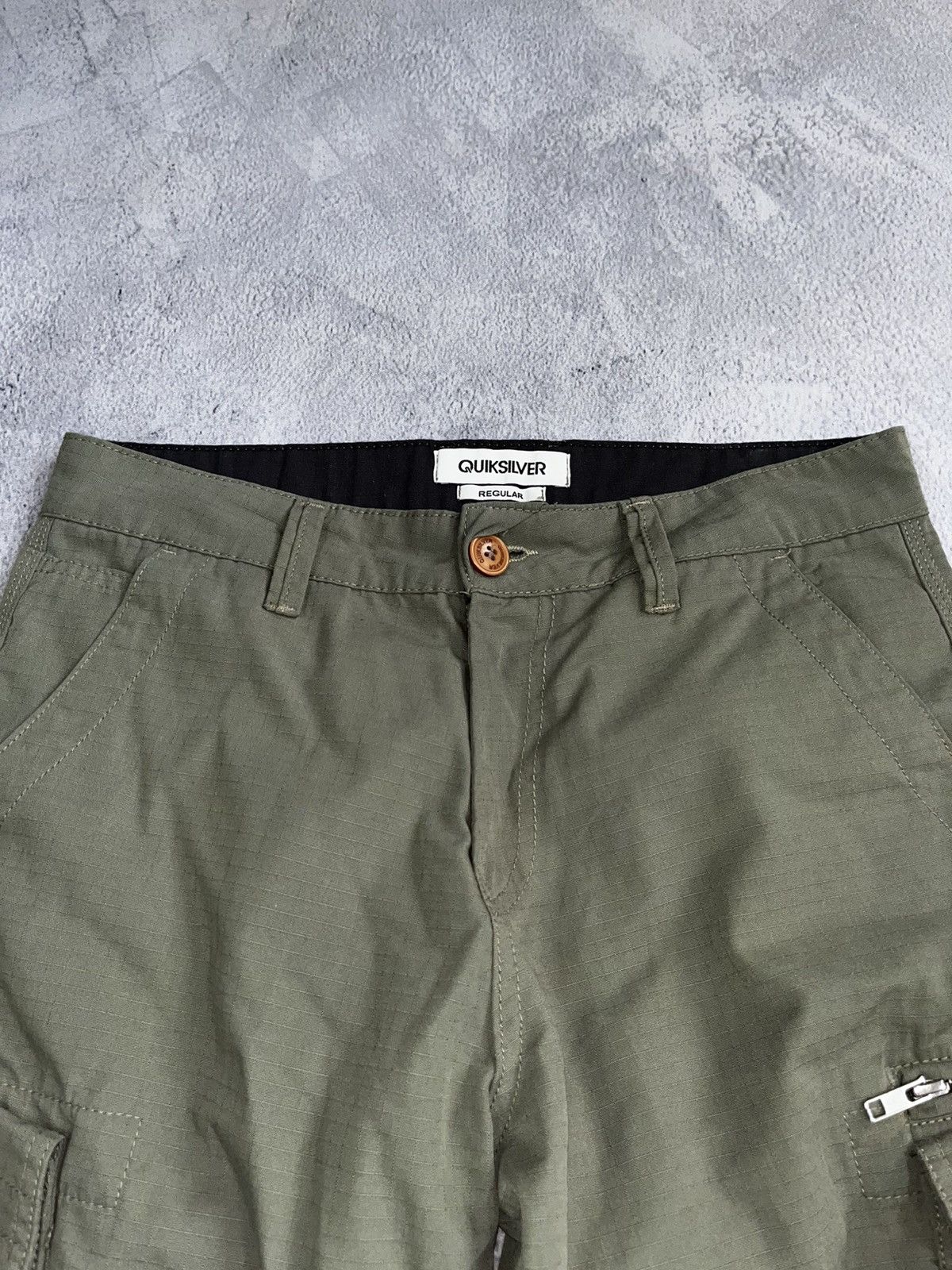 Quiksilver Vintage Y2K Quiksilver cargo shorts Rap Japanese size M Size US 32 / EU 48 - 4 Thumbnail