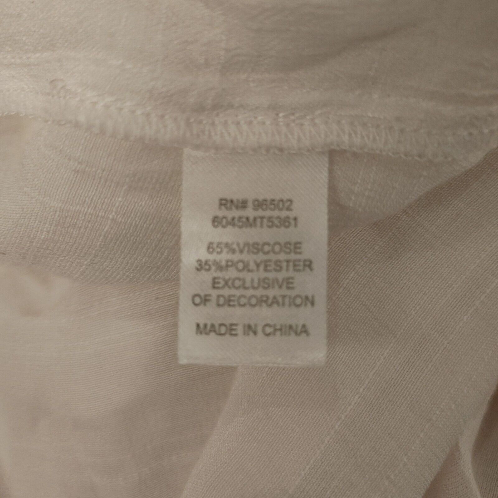 Other Krazy Kat Women's White Viscose Open Front Robe/Cover-up XL Size XL / US 12-14 / IT 48-50 - 4 Thumbnail