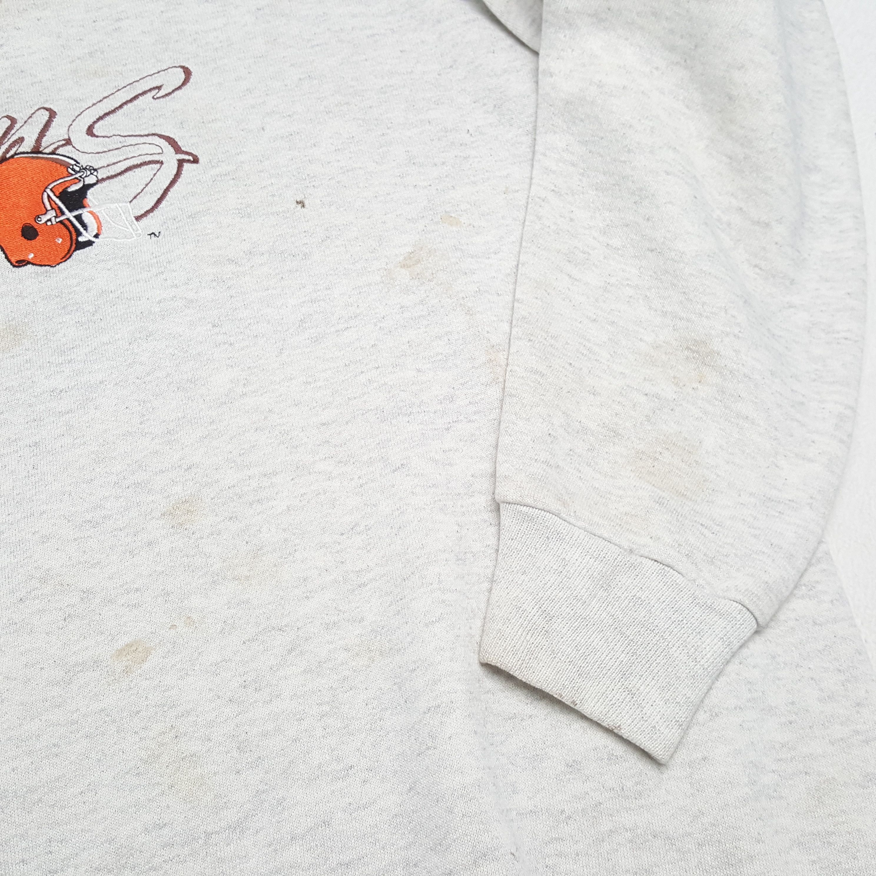 NFL × Vintage BROWNS NFL Football Team Vintage Sweatshirt Size US XL / EU 56 / 4 - 6 Thumbnail