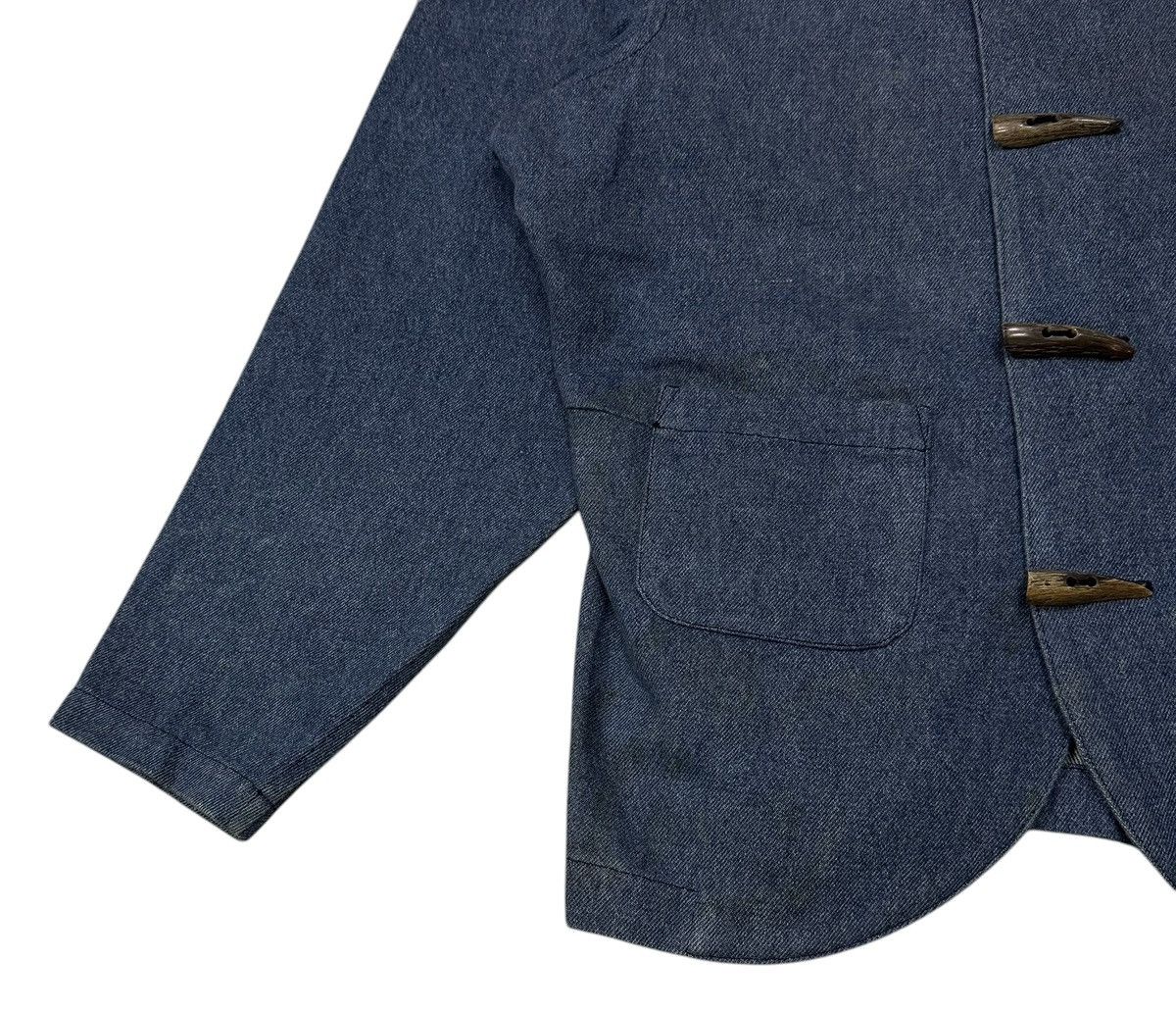 Y's Vintage Y’s Sample By Yohji Yamamoto Mandarin Denim Jacket Size M / US 6-8 / IT 42-44 - 4 Thumbnail
