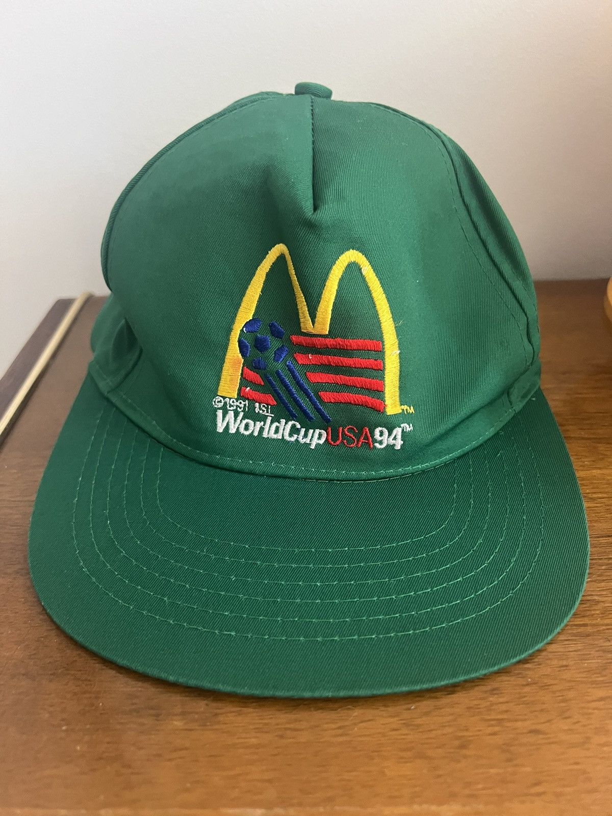 Vintage Vintage World Cup USA 1994 Team Ireland Cap Hat McDonald's Size ONE SIZE - 1 Thumbnail