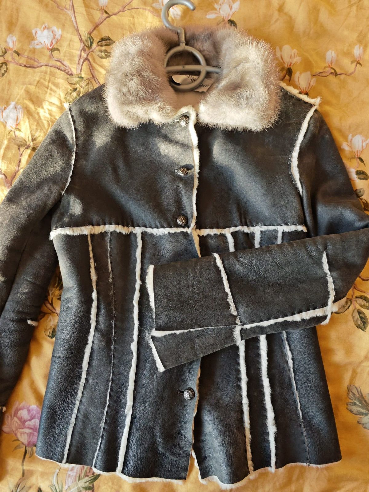 Ermanno Scervino Shearling jacket Size S / US 4 / IT 40 - 1 Thumbnail