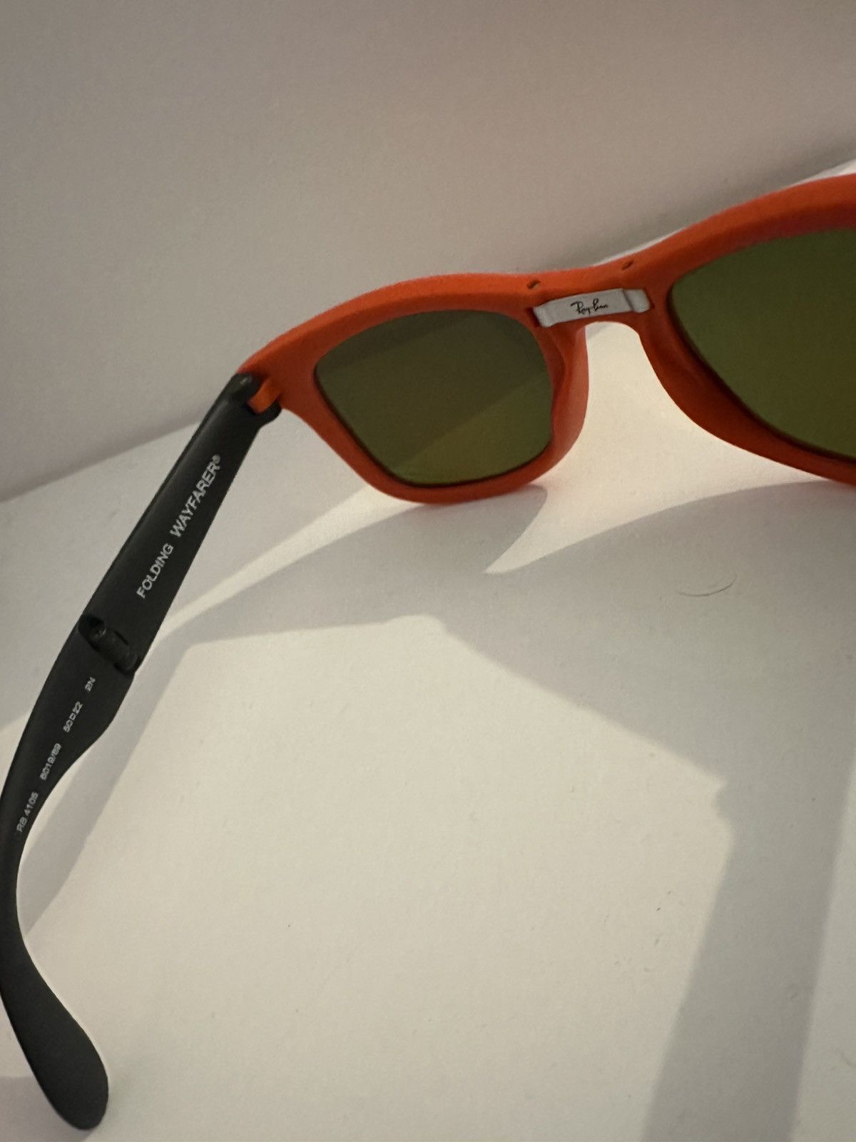 RayBan Ray-Ban Folding Wayfarer Orange Size ONE SIZE - 3 Thumbnail