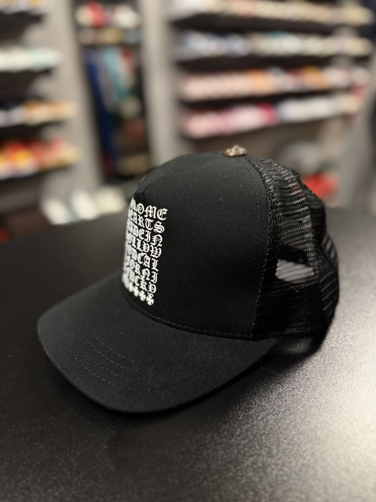 Chrome Hearts Chrome Hearts Script Hat SnapBack Black Size ONE SIZE - 10 Thumbnail