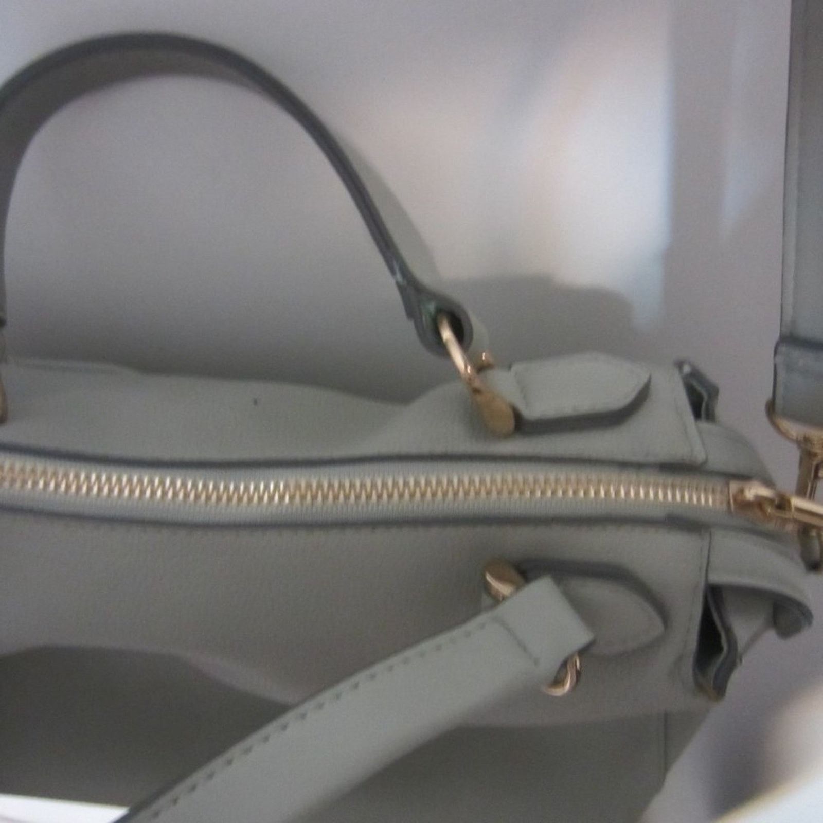 Target Basics Minimalist Light Gray Satchel Crossbody Bag A New Day Size ONE SIZE - 2 Thumbnail