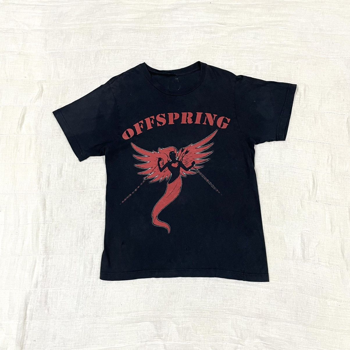 Band Tees Vintage 2010 Thrashed Faded The Offspring Band Rare T Shirt Size US S / EU 44-46 / 1 - 2 Thumbnail