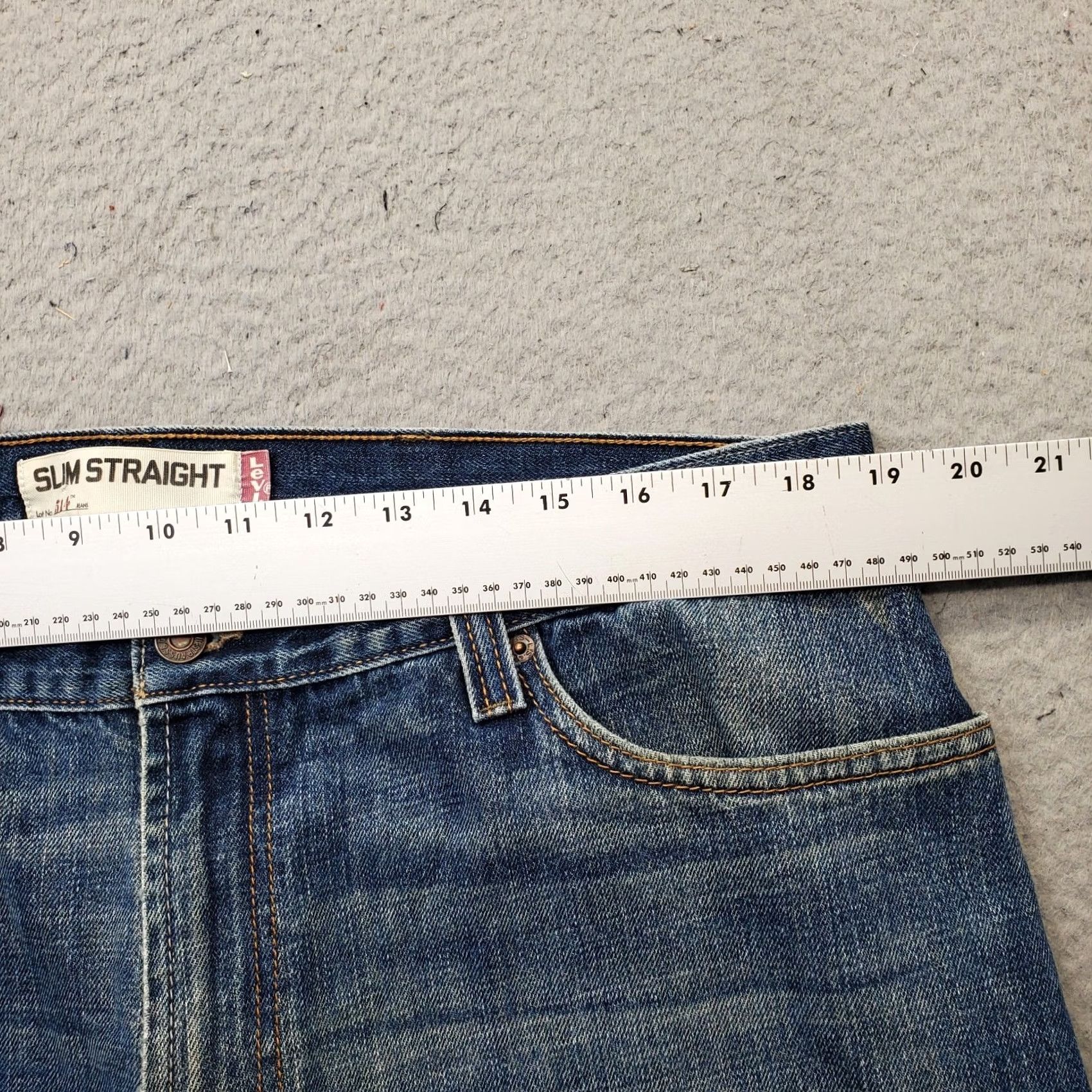 Levi's Levi's 514 Jeans Mens Size 38 Slim Blue Denim 5-Pocket Pockets Straight Leg Size US 38 / EU 54 - 6 Thumbnail