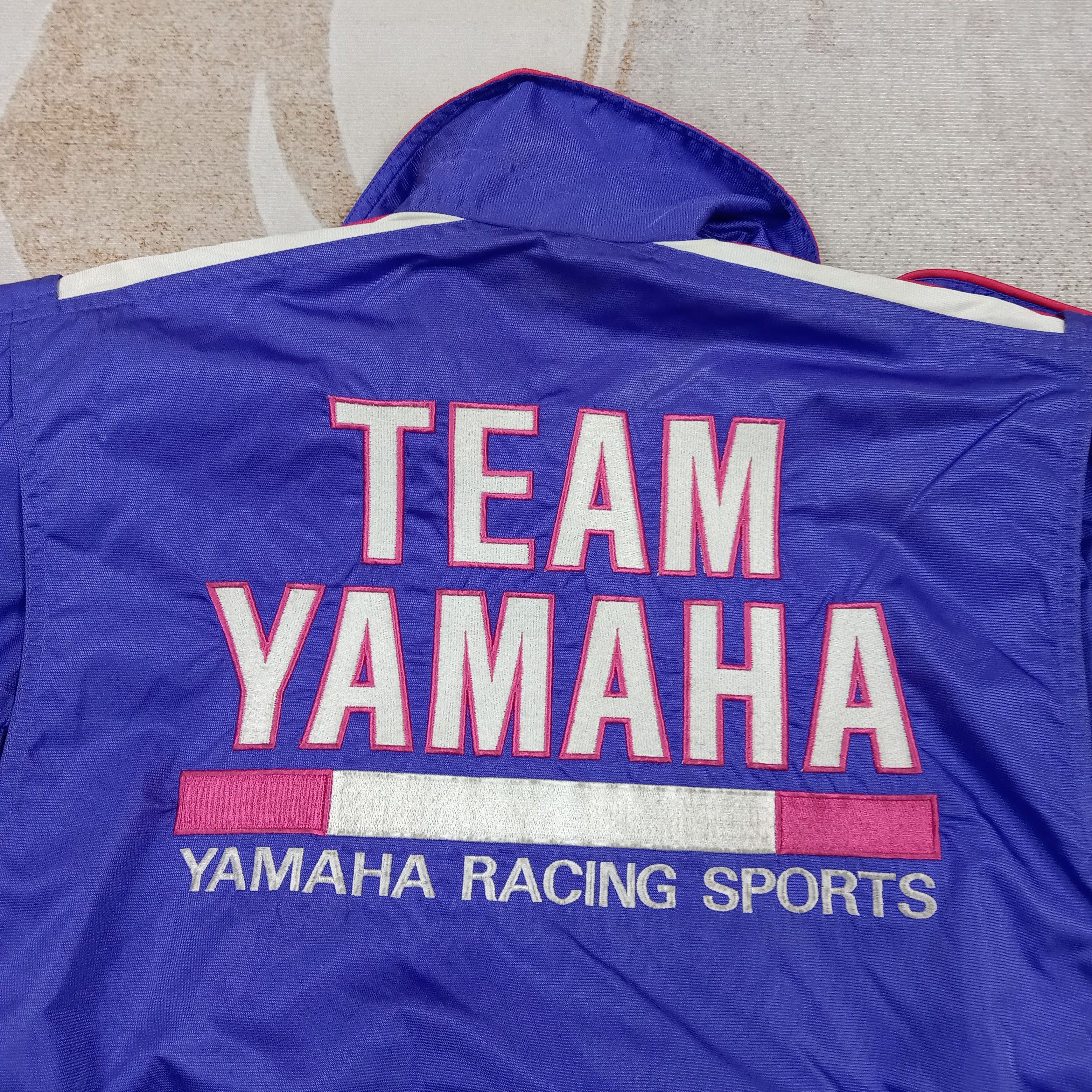 Yamaha 90's Yamaha Team Racing Motorsports Retro Jacket C274N14 Size US L / EU 52-54 / 3 - 2 Thumbnail