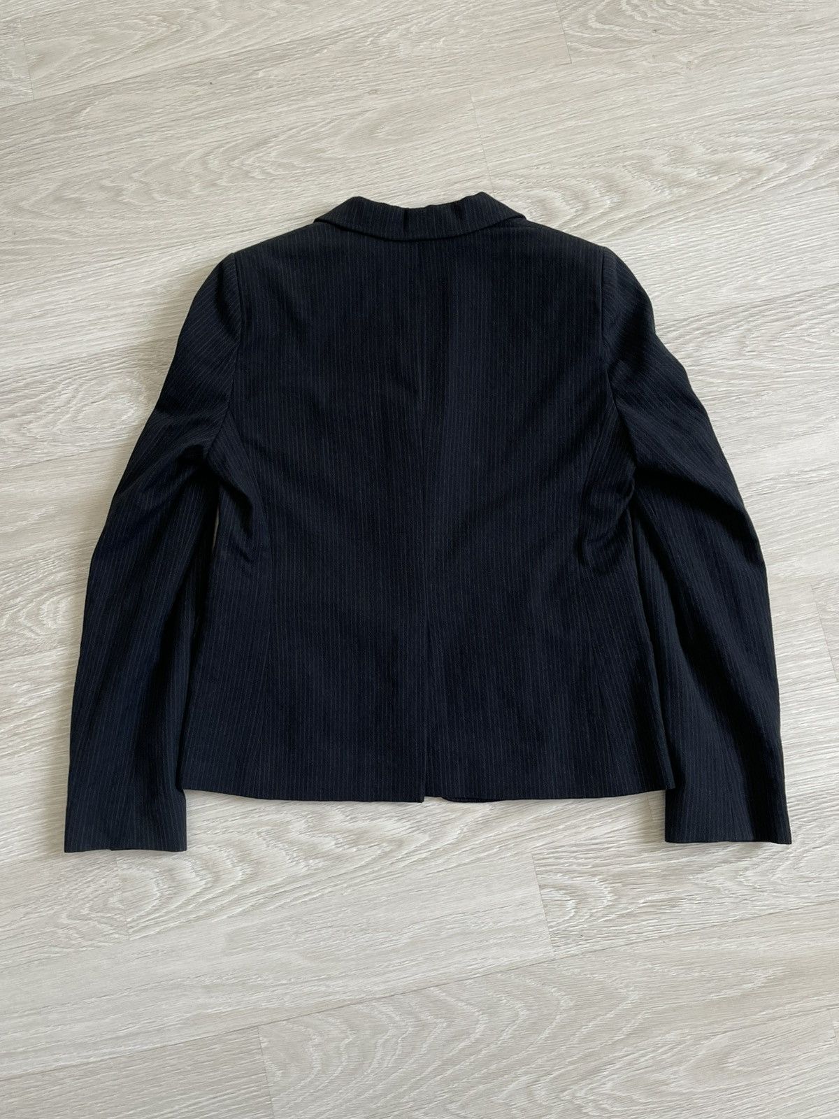 Marni Marni Black Wool Blend Women's Striped Blazer Jacket Archive Size M / US 6-8 / IT 42-44 - 7 Thumbnail