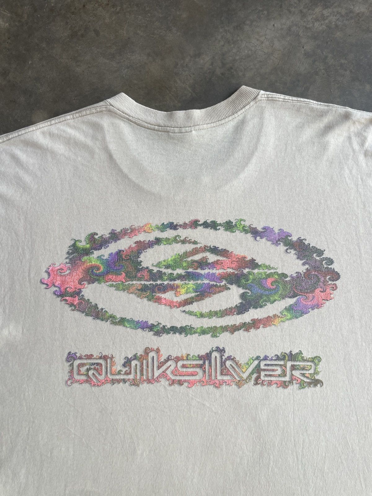 Quiksilver Vintage 90s Quiksiilver Surf Skate T Shirt L fit XL Size US L / EU 52-54 / 3 - 3 Thumbnail